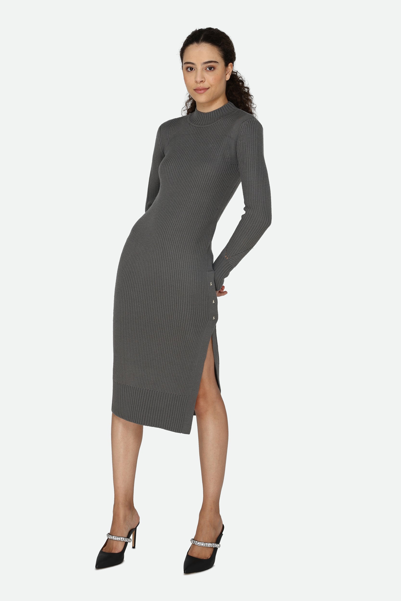 Patrizia Pepe Grau Kleid