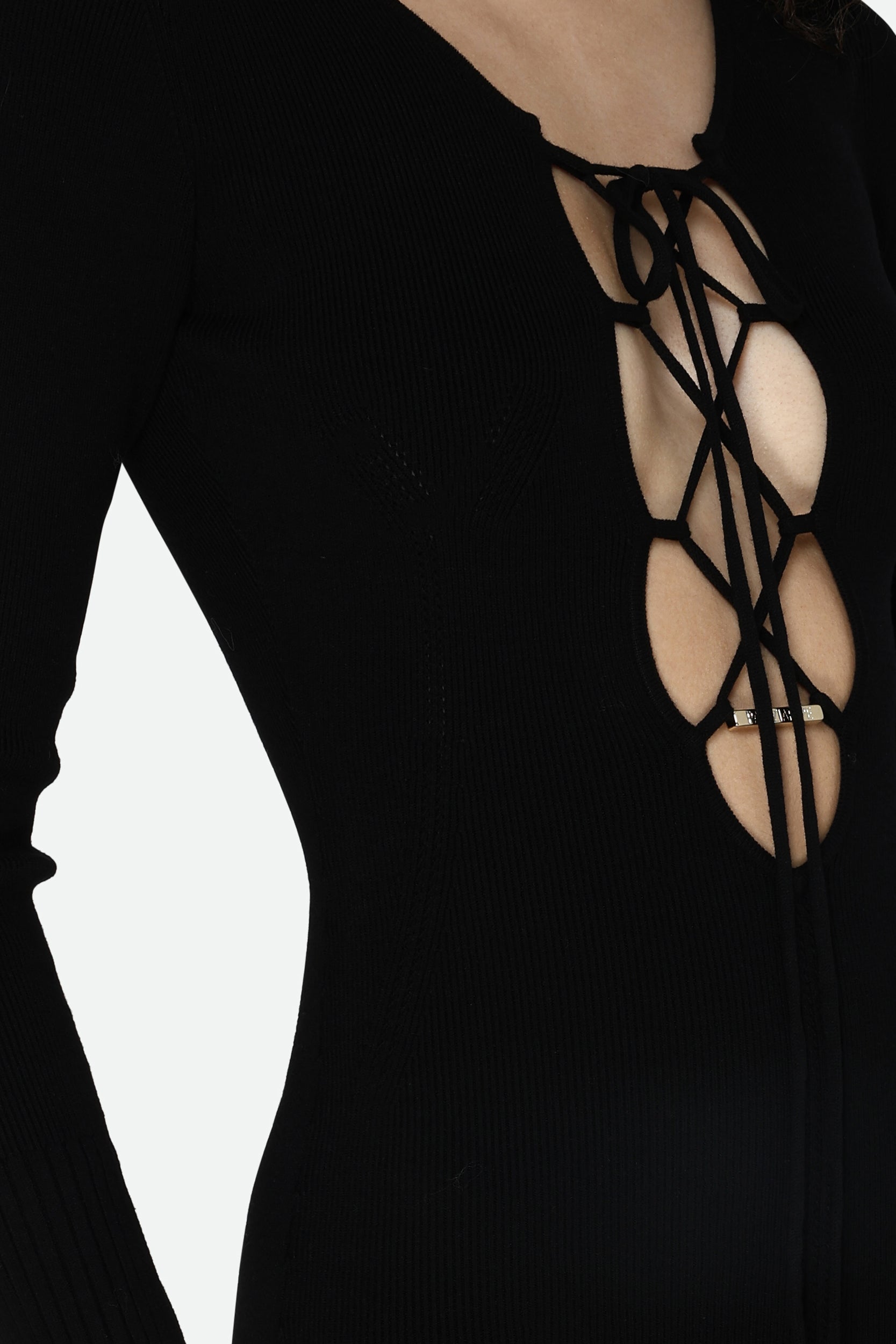 Patrizia Pepe Schwarz Midikleid