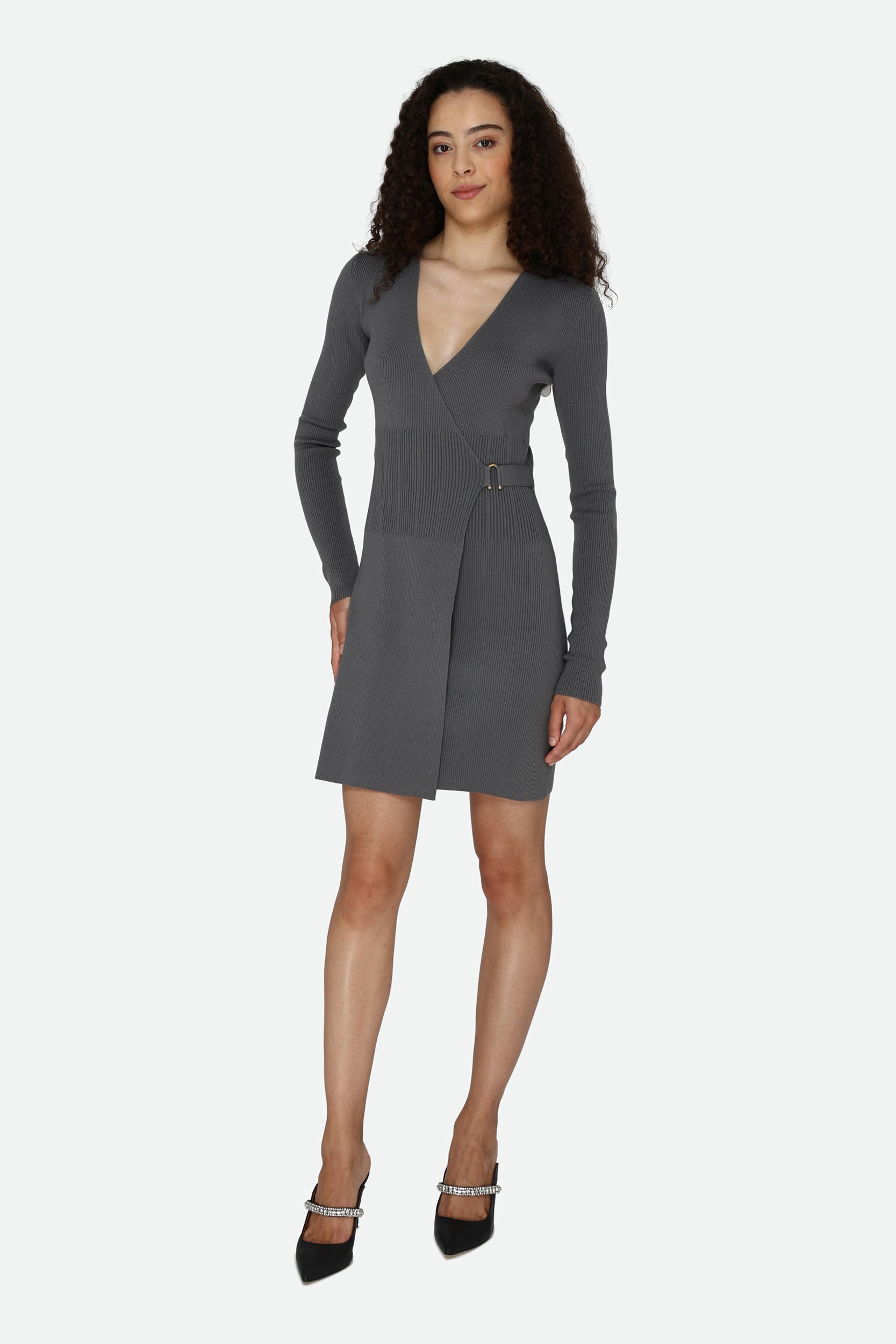 Patrizia Pepe Grau Kleid