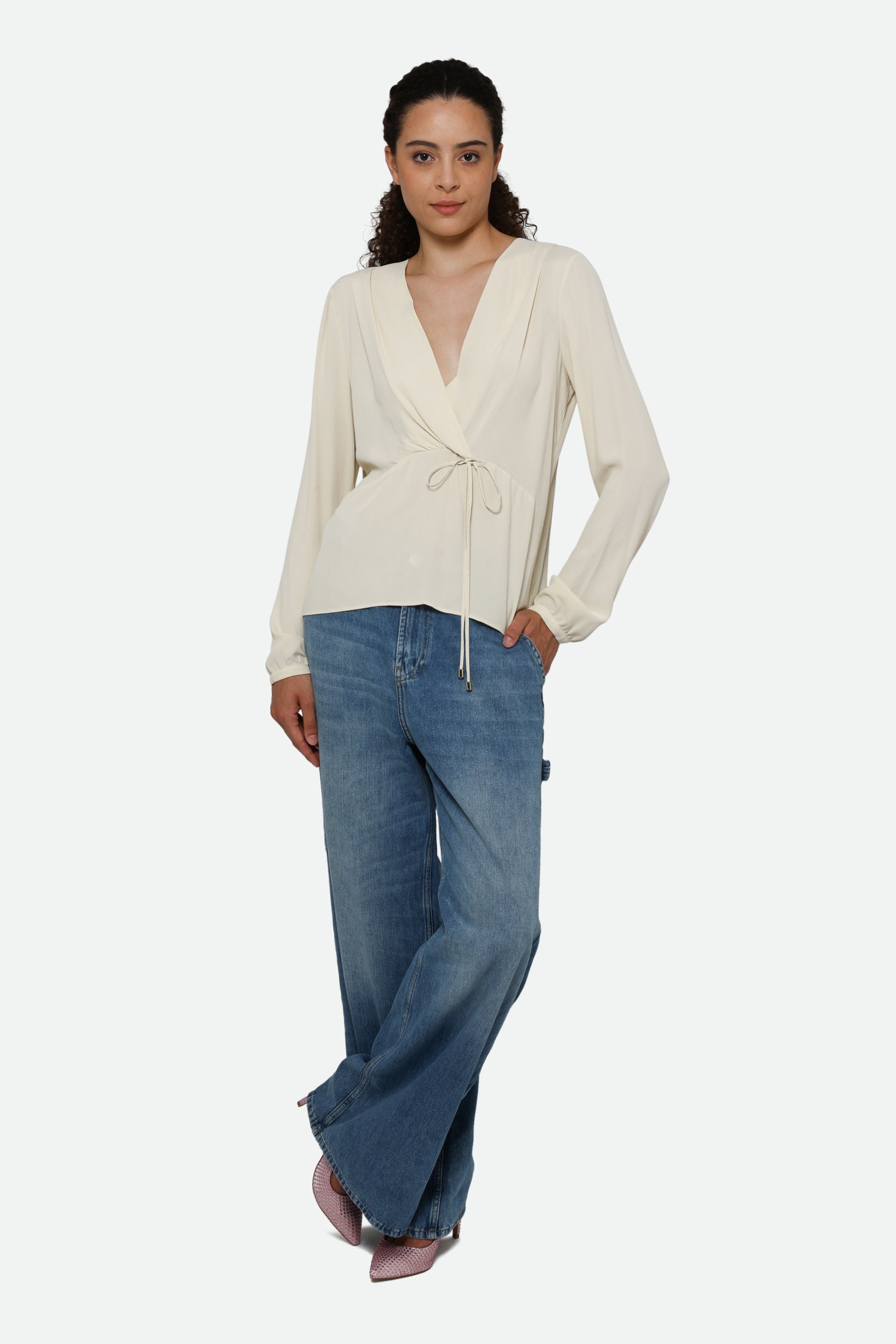 Patrizia Pepe Weiße Bluse