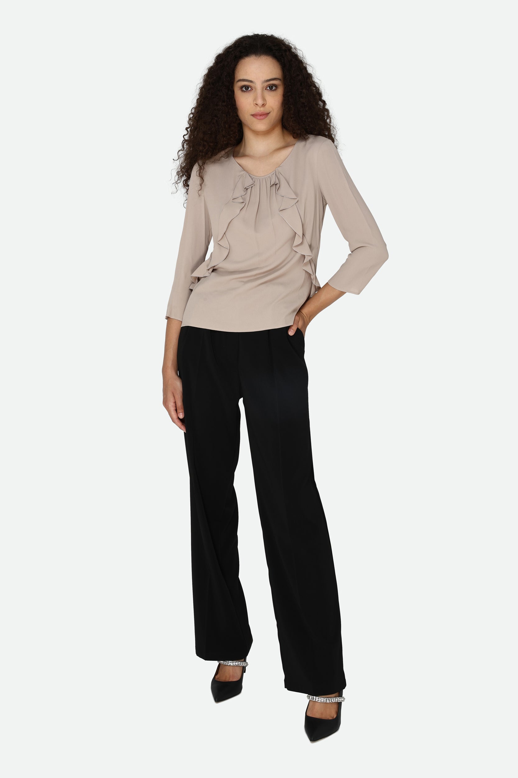 Patrizia Pepe Beige Bluse