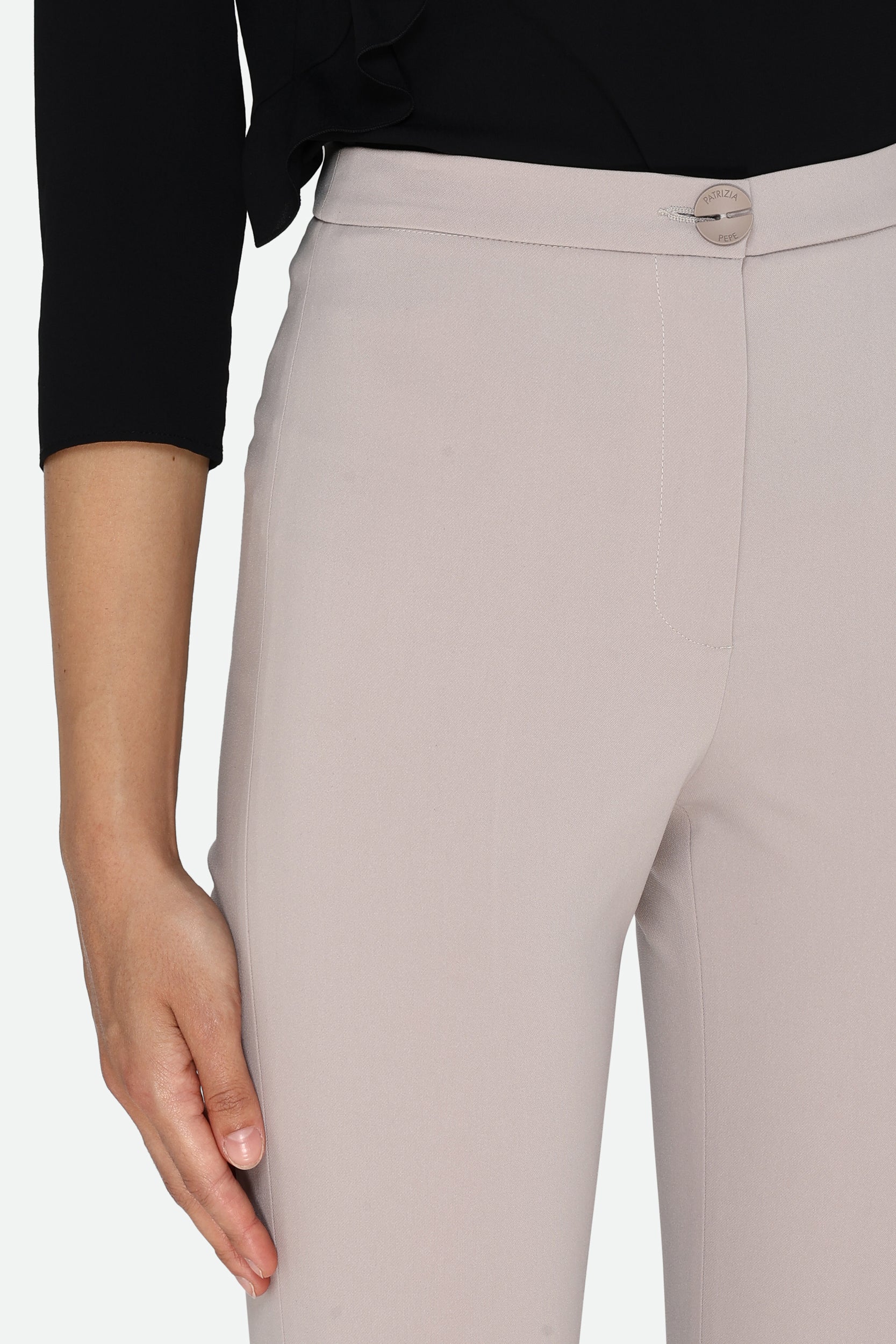 Patrizia Pepe Taubengraue Hose