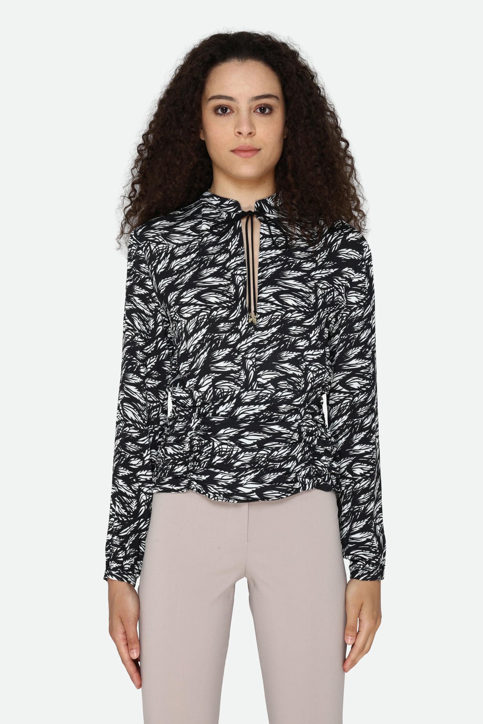 Patrizia Pepe Mehrfarbig gemusterte Bluse