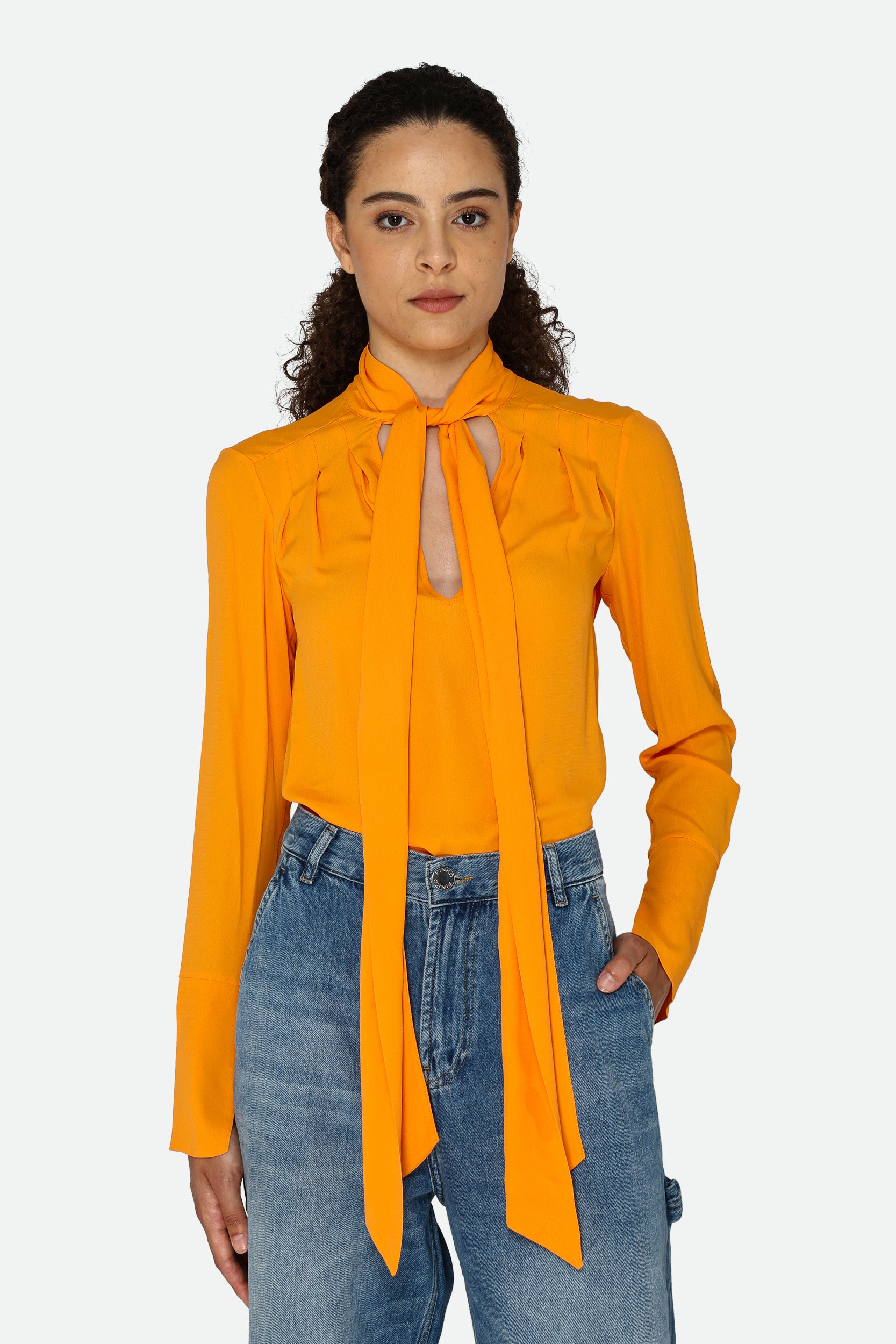Patrizia Pepe Orange Bluse