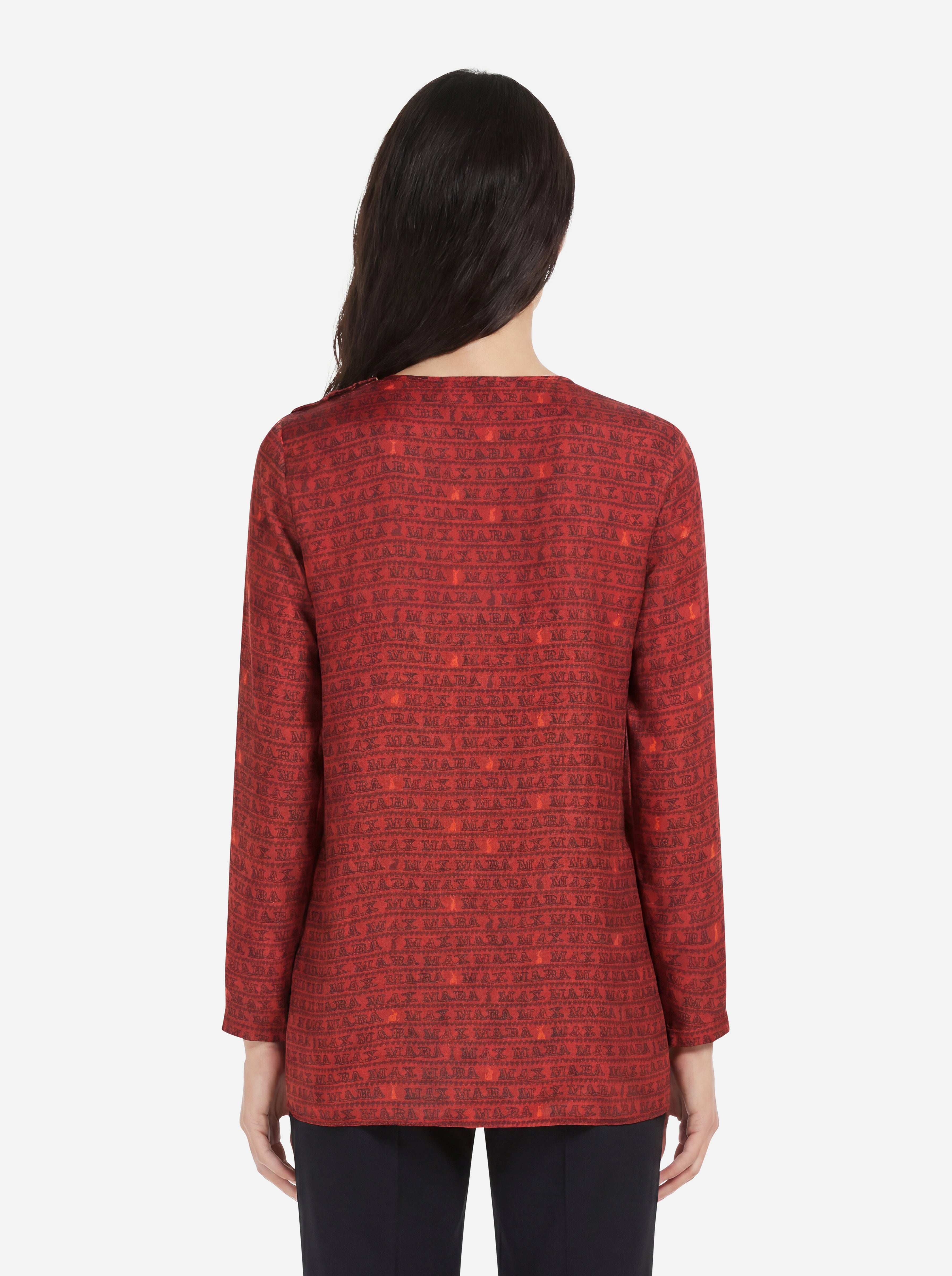 Max Mara Logoshirt Rote