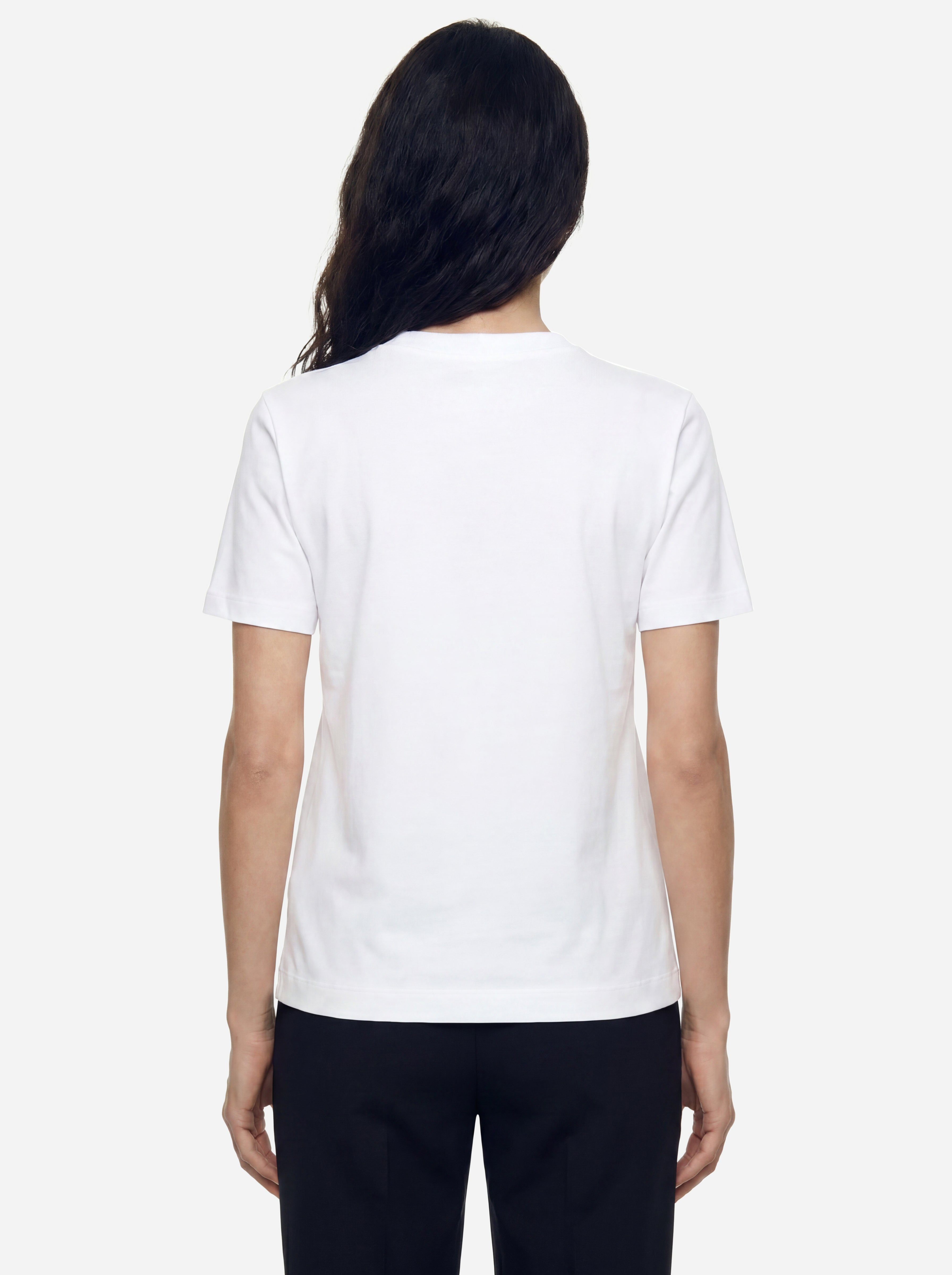 Sportmax T-Shirt mit Druck Weiße