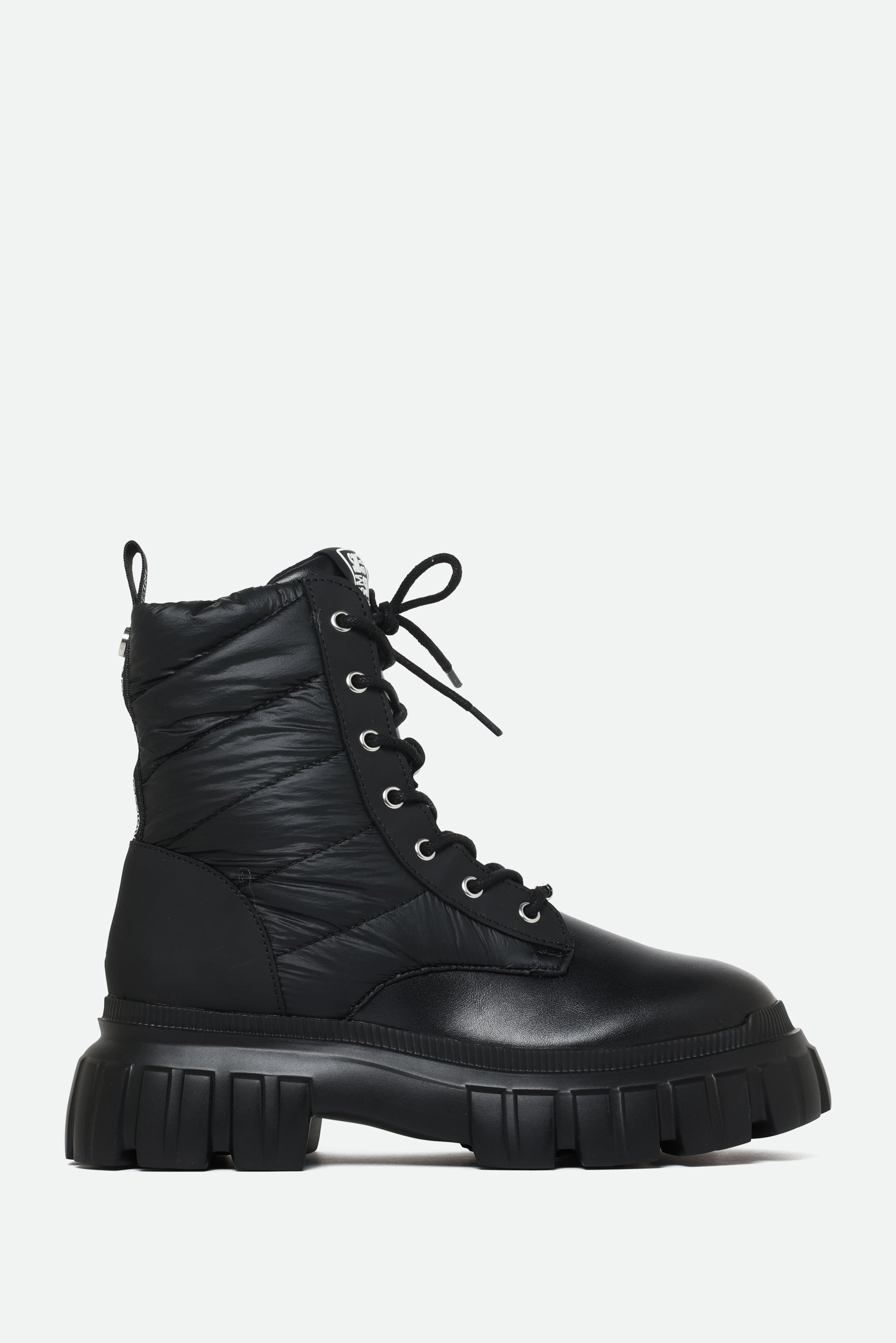 Schwarze Kombat- Stiefel Steve Madden