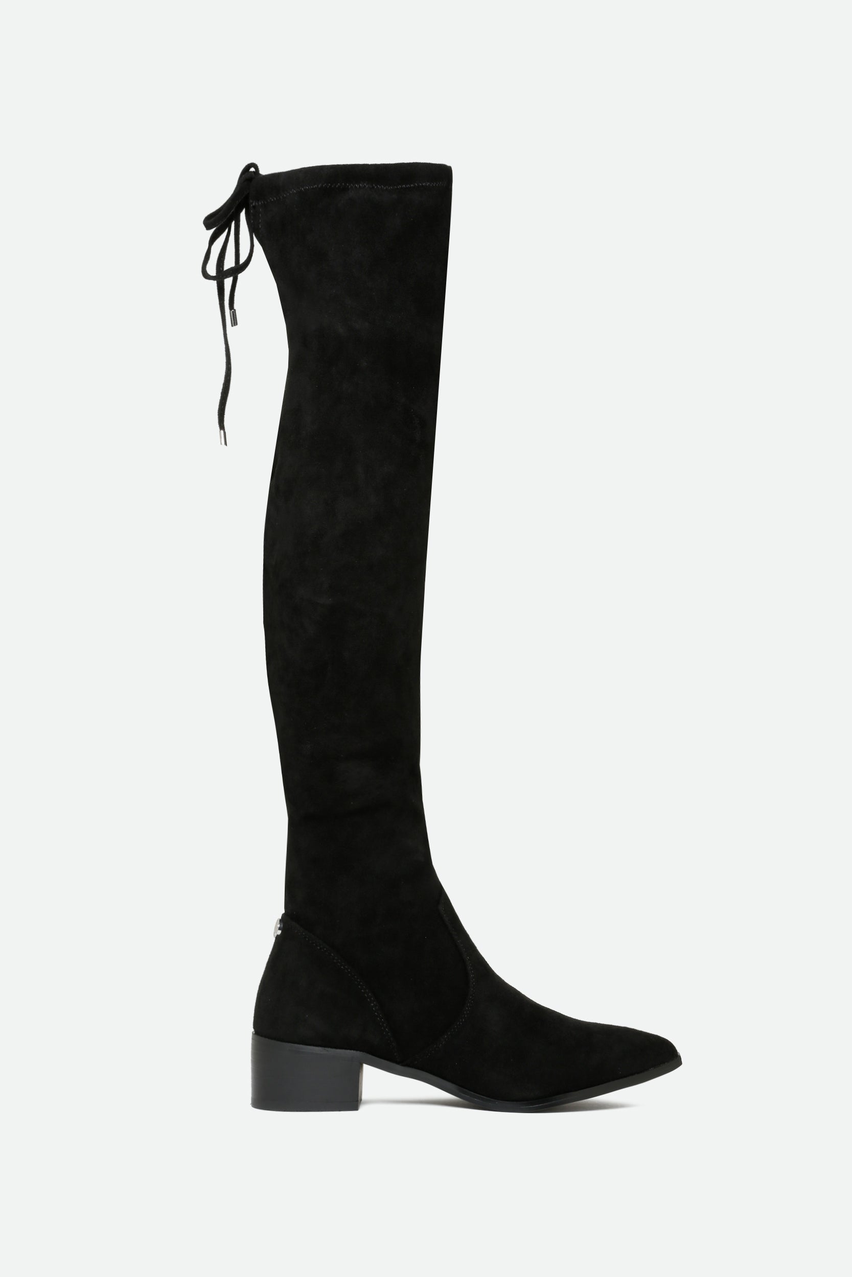 Steve Madden Hoher Schwarz Stiefel