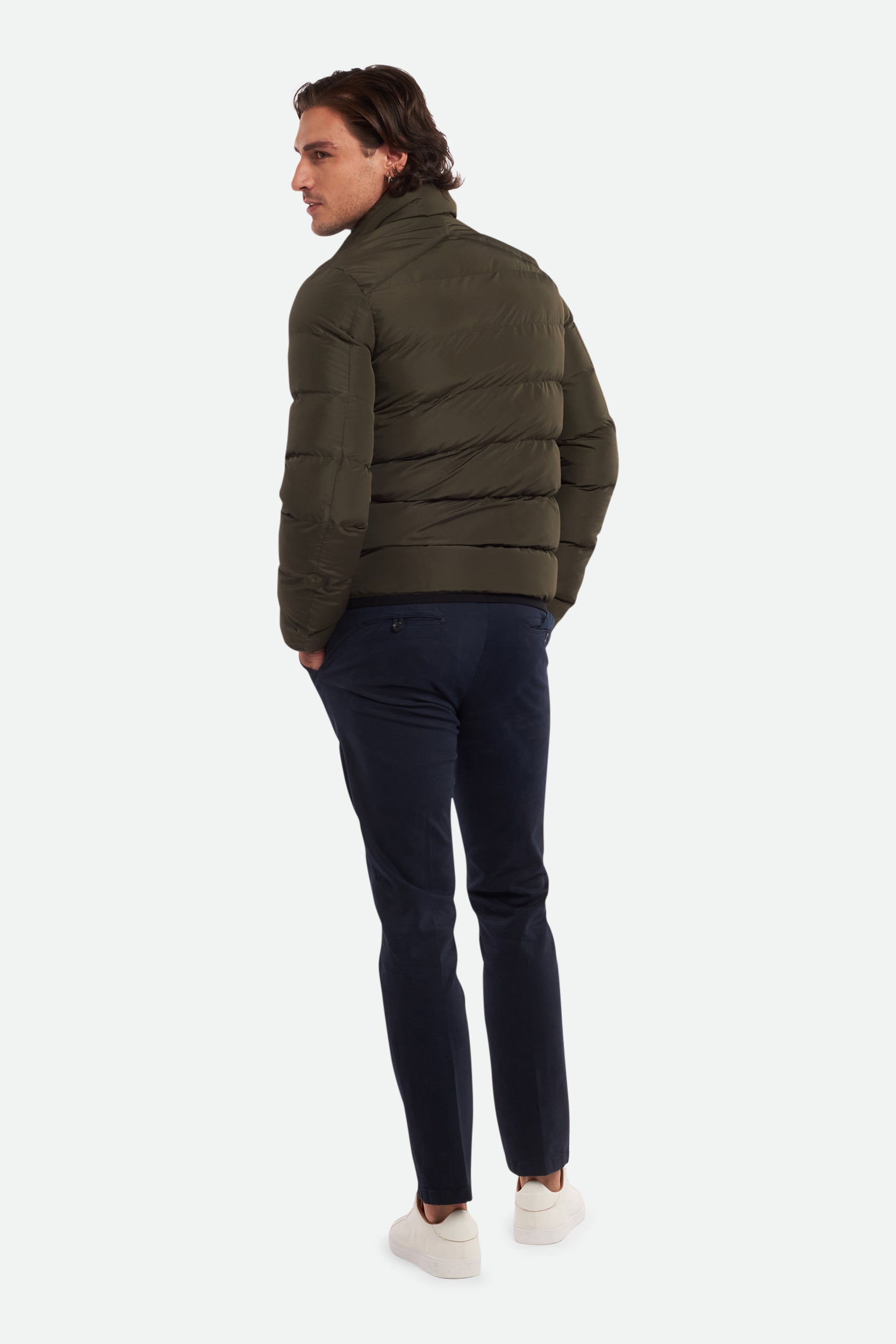 Esemplare bauschige Grüne Windjacke