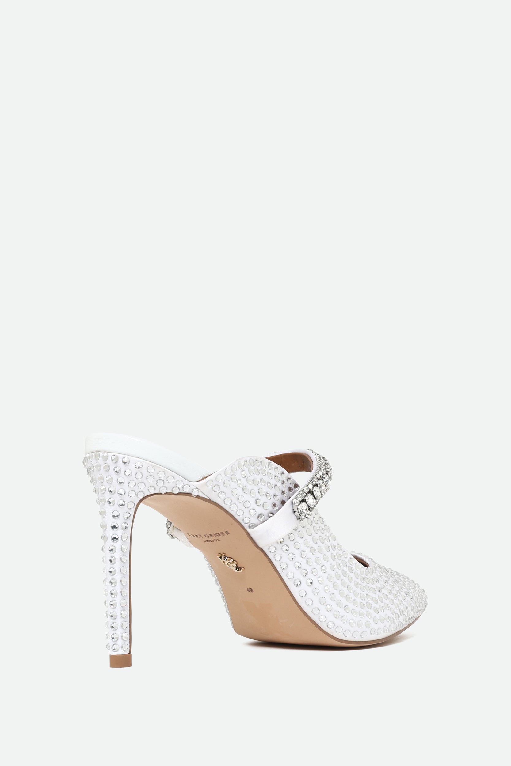 Kurt Geiger Sabot Crystal Weiße