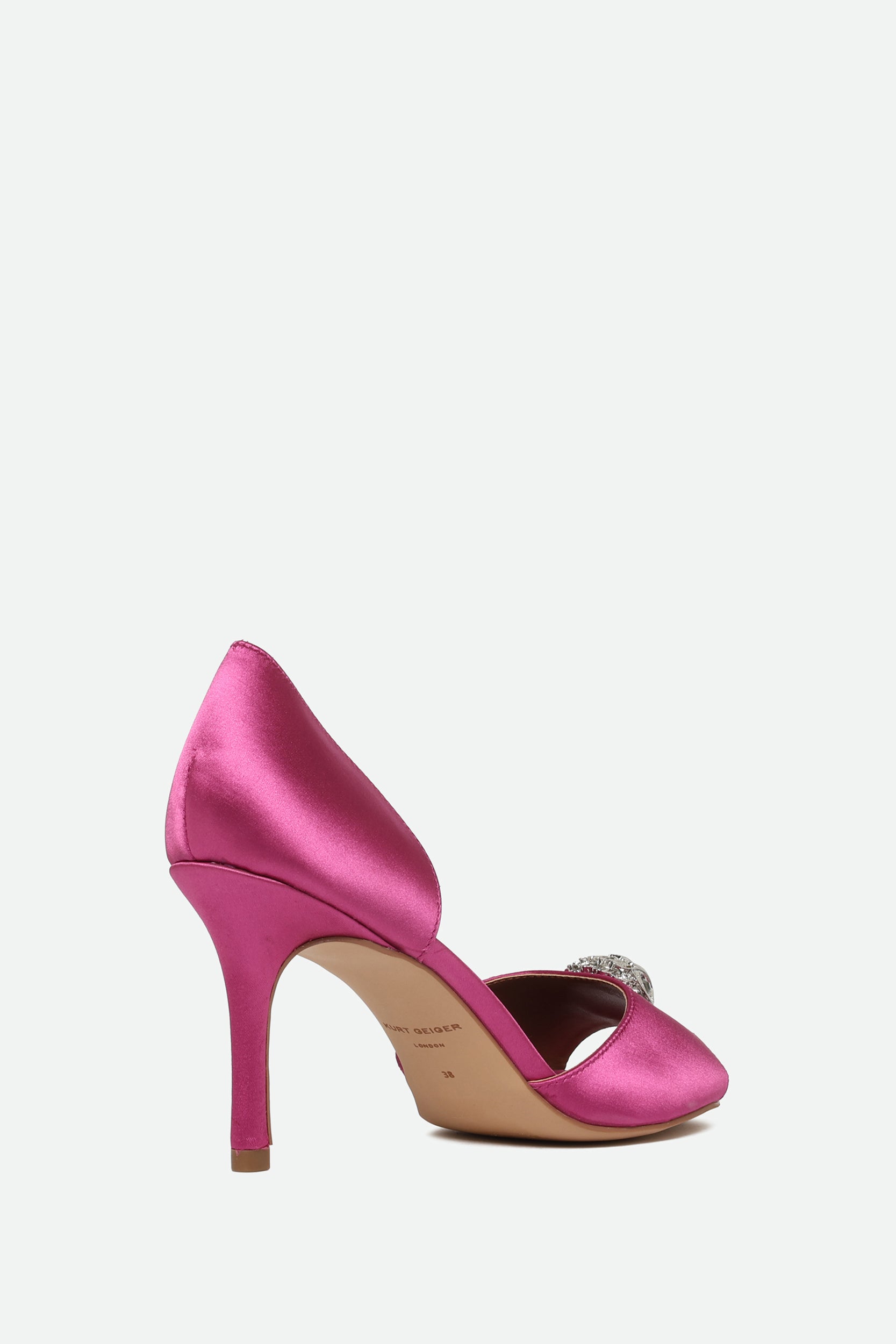 Kurt Geiger Fuchsia Ledersandale