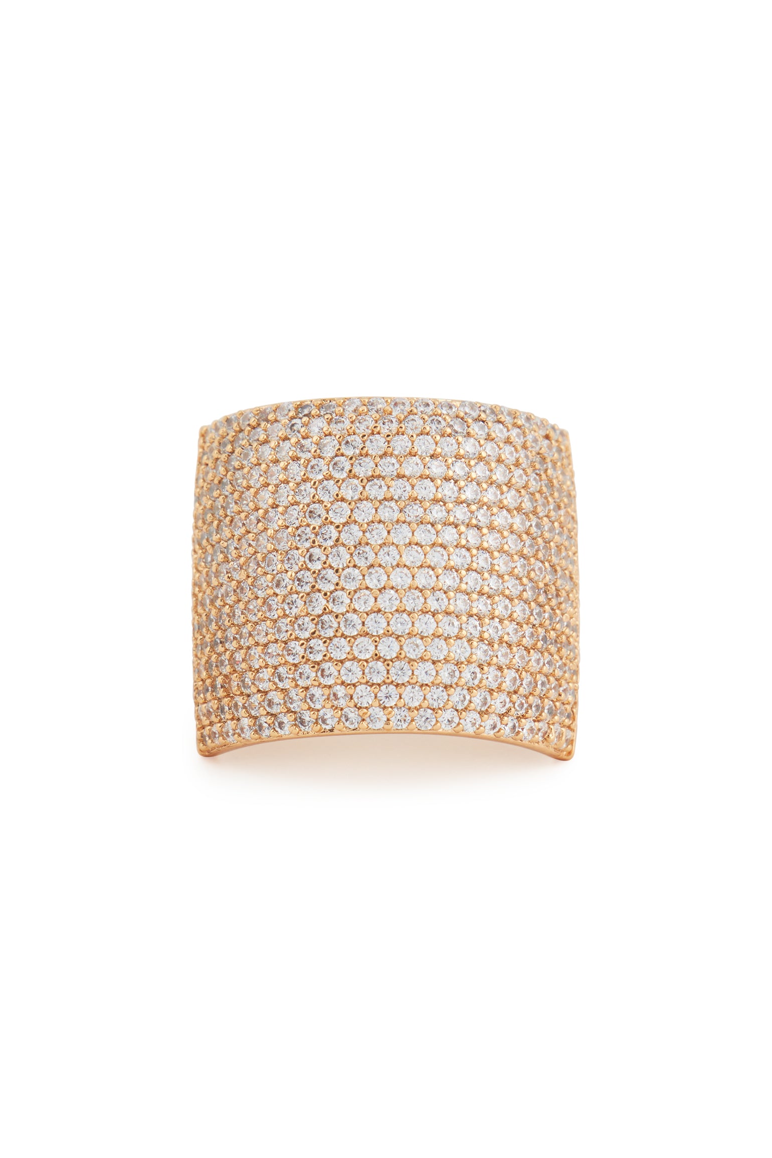 MELUSINA BIJOUX Gold-Pavé-Schildring