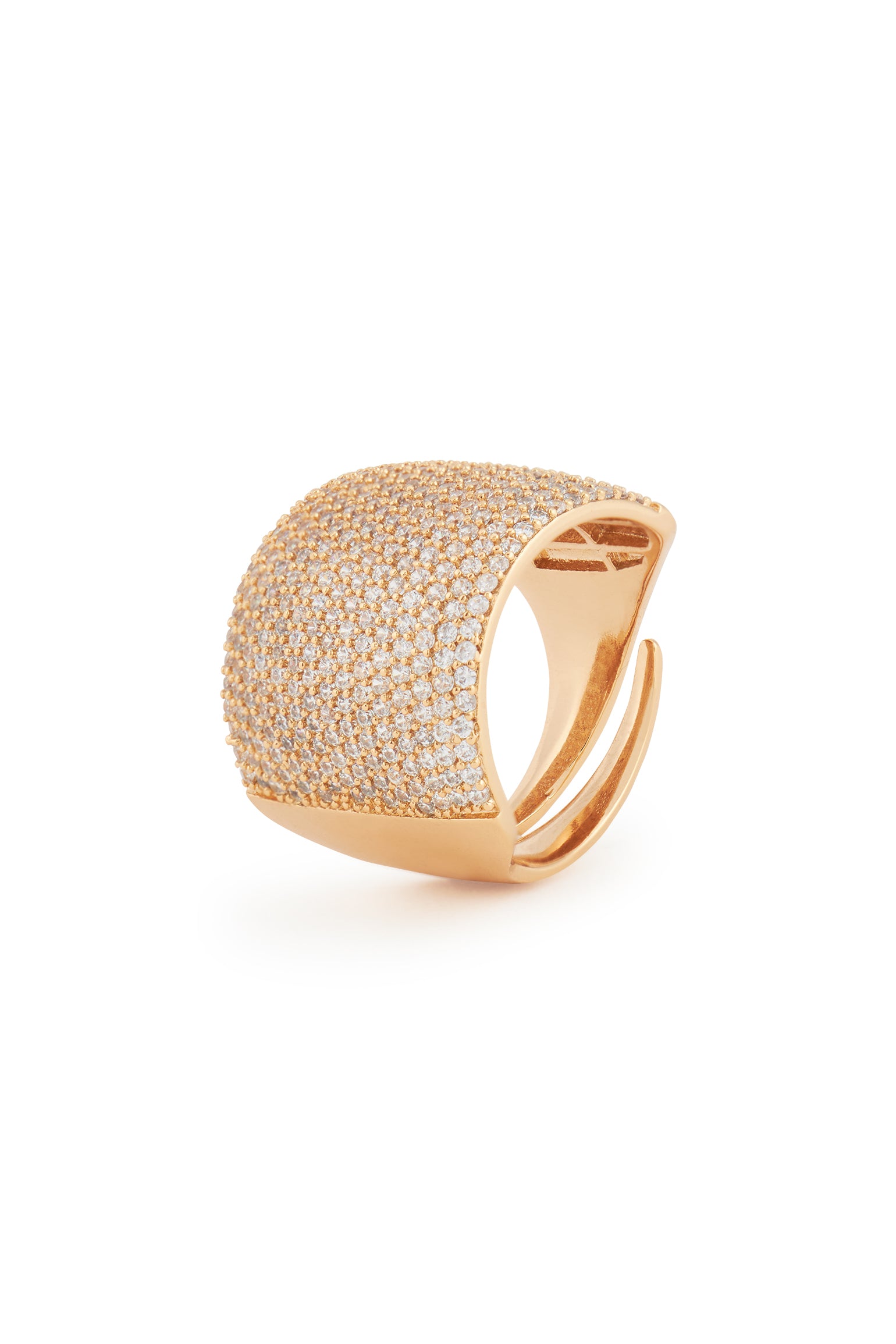 MELUSINA BIJOUX Gold-Pavé-Schildring