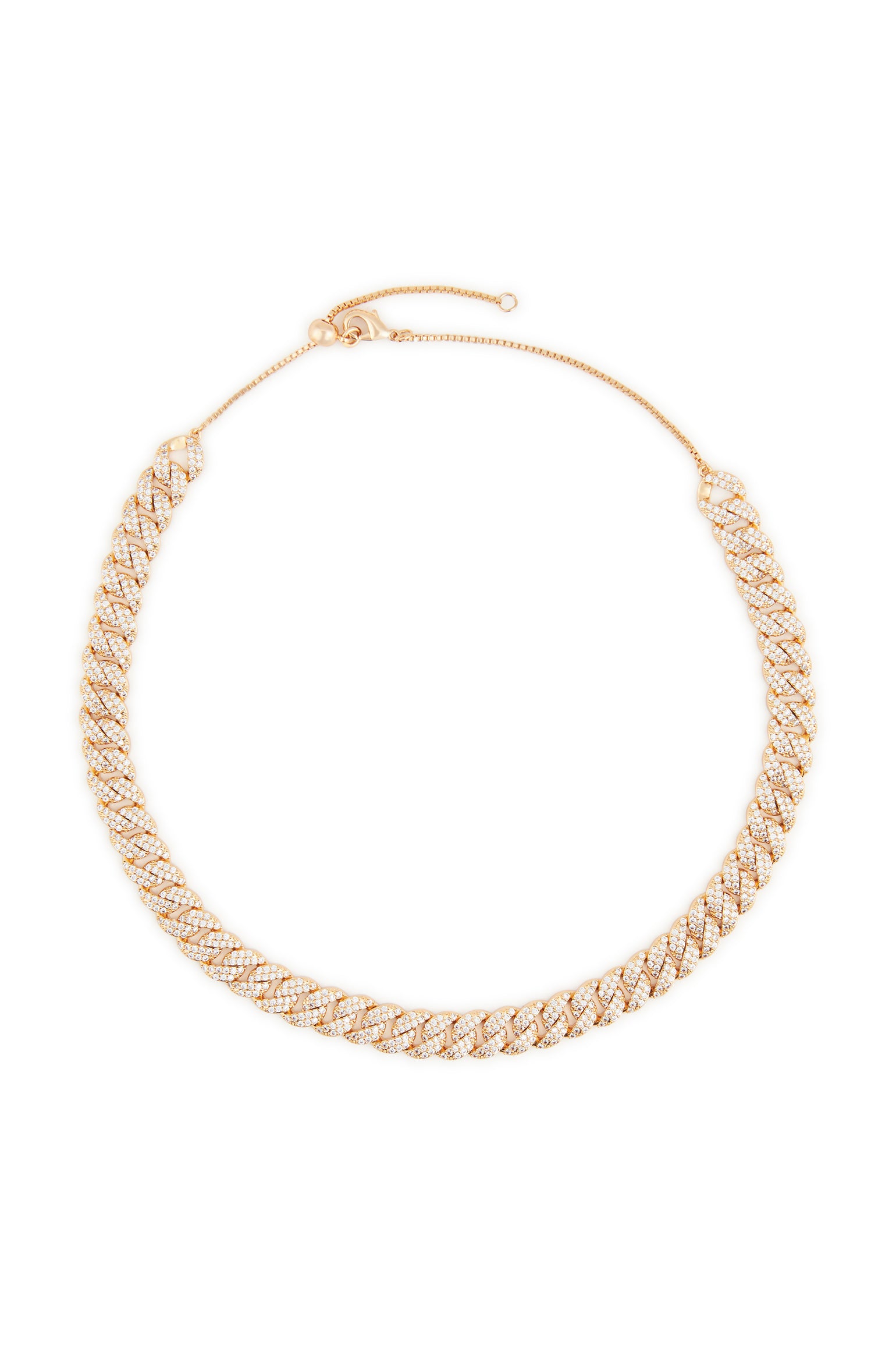 MELUSINA BIJOUX Goldkette-Choker-Halskette