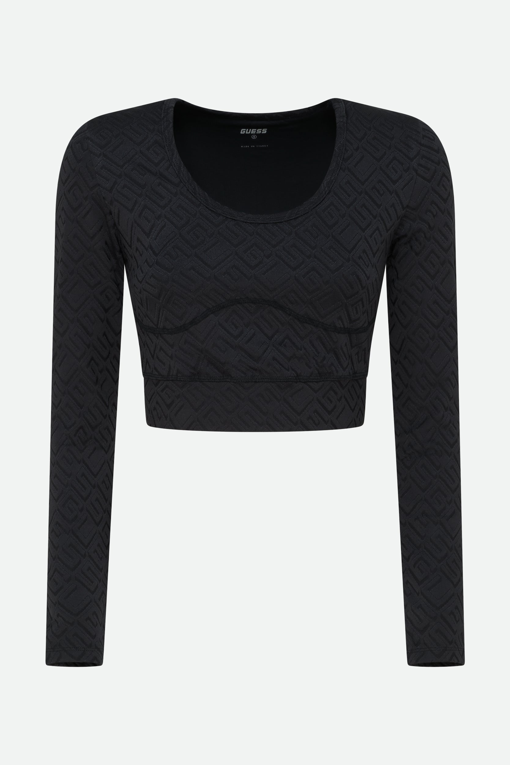 Schwarz Crop-Shirt Guess