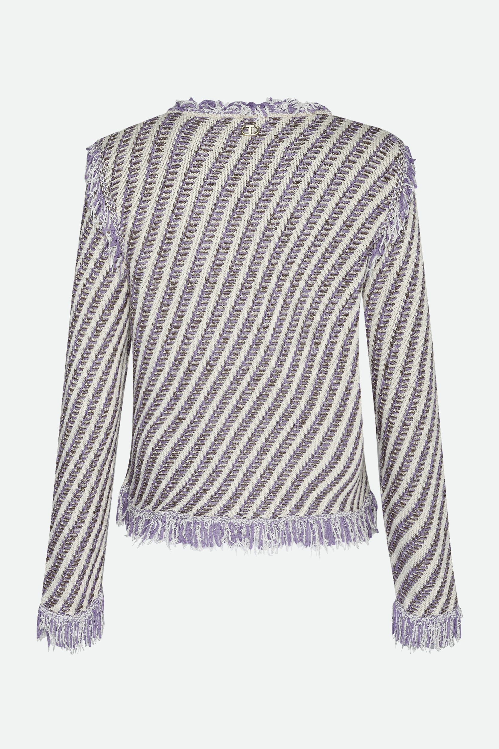 Twinset Jacquardjacke Mehrfarbig