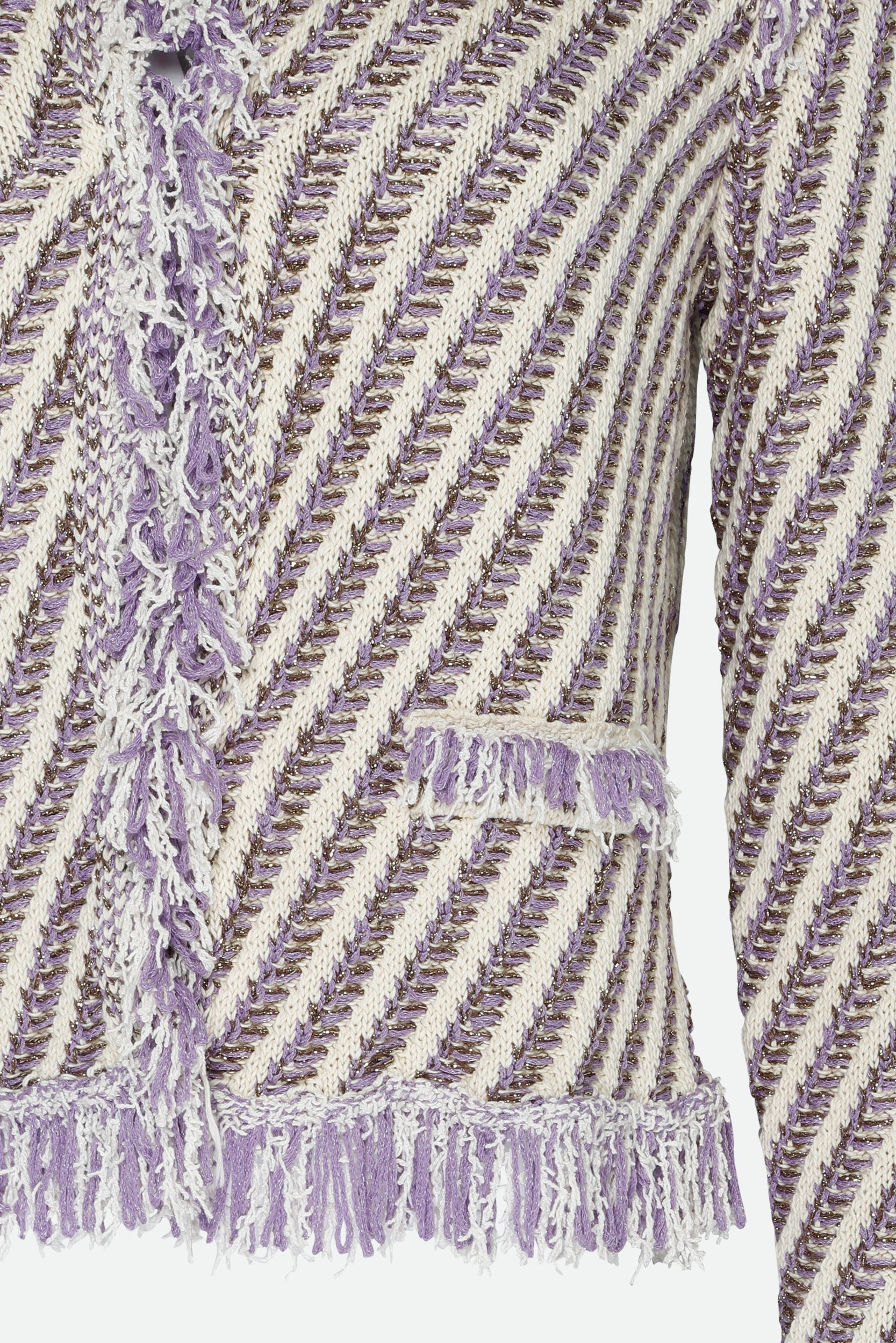 Twinset Jacquardjacke Mehrfarbig