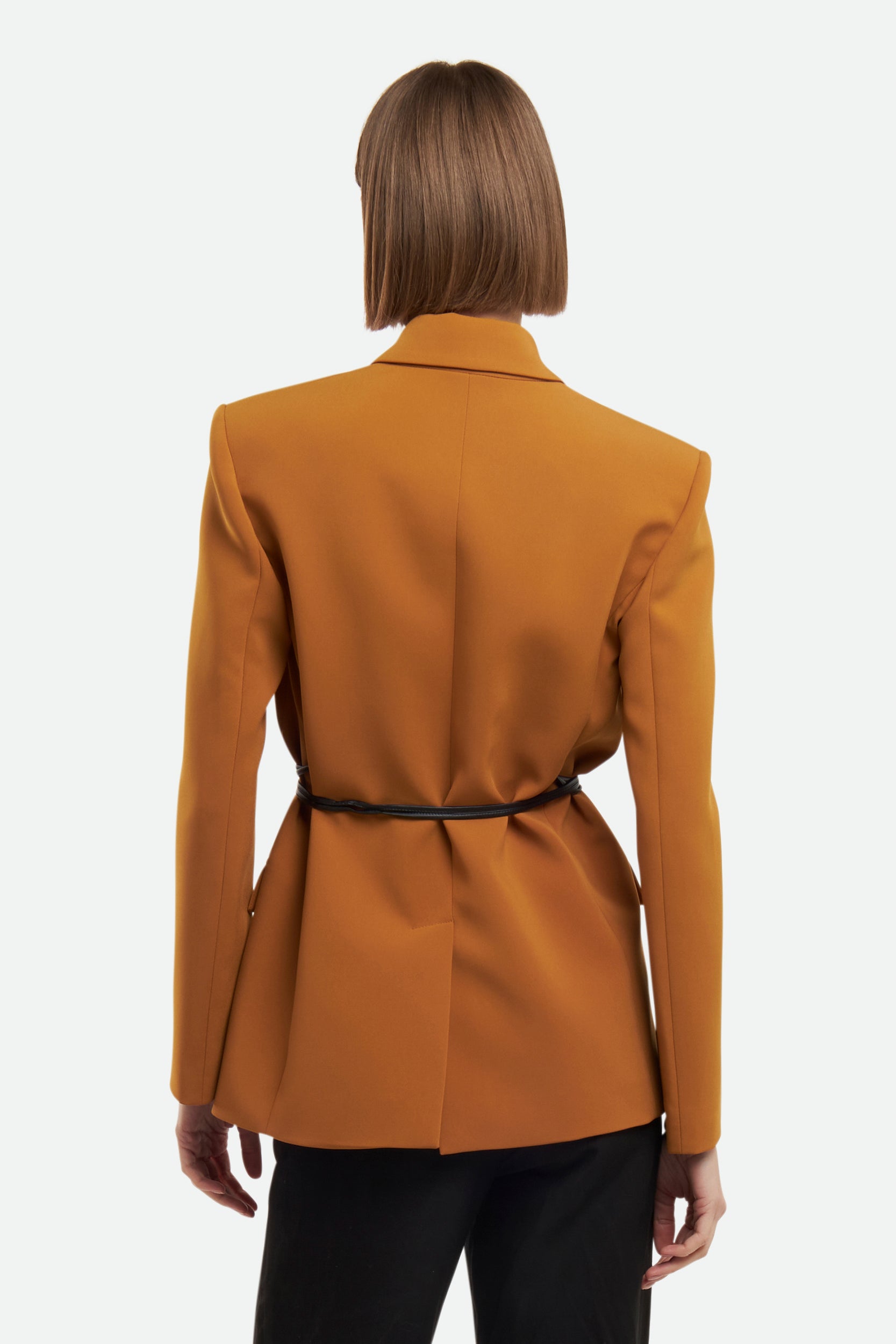 Ockerfarbener Blazer Patrizia Pepe