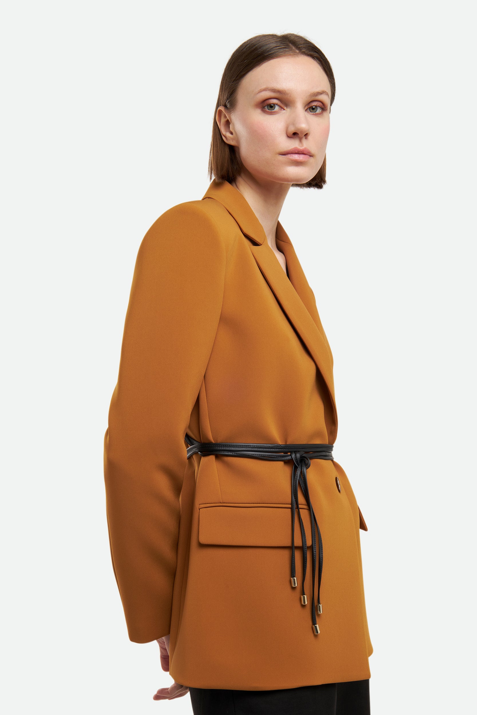 Ockerfarbener Blazer Patrizia Pepe