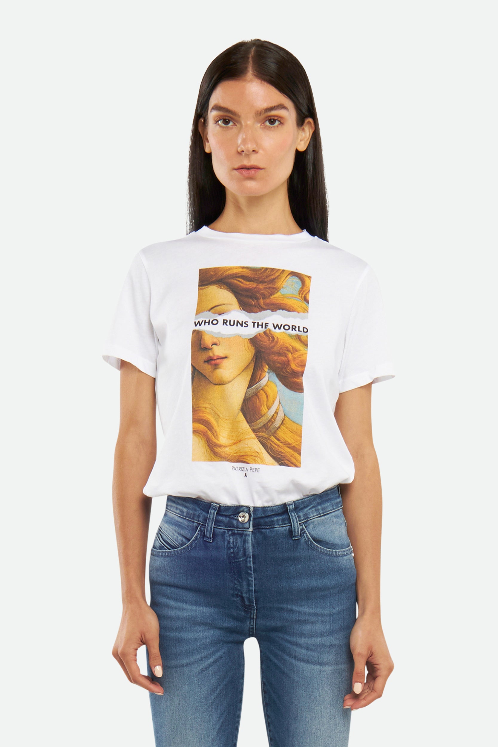 Patrizia Pepe Weiße T-Shirt