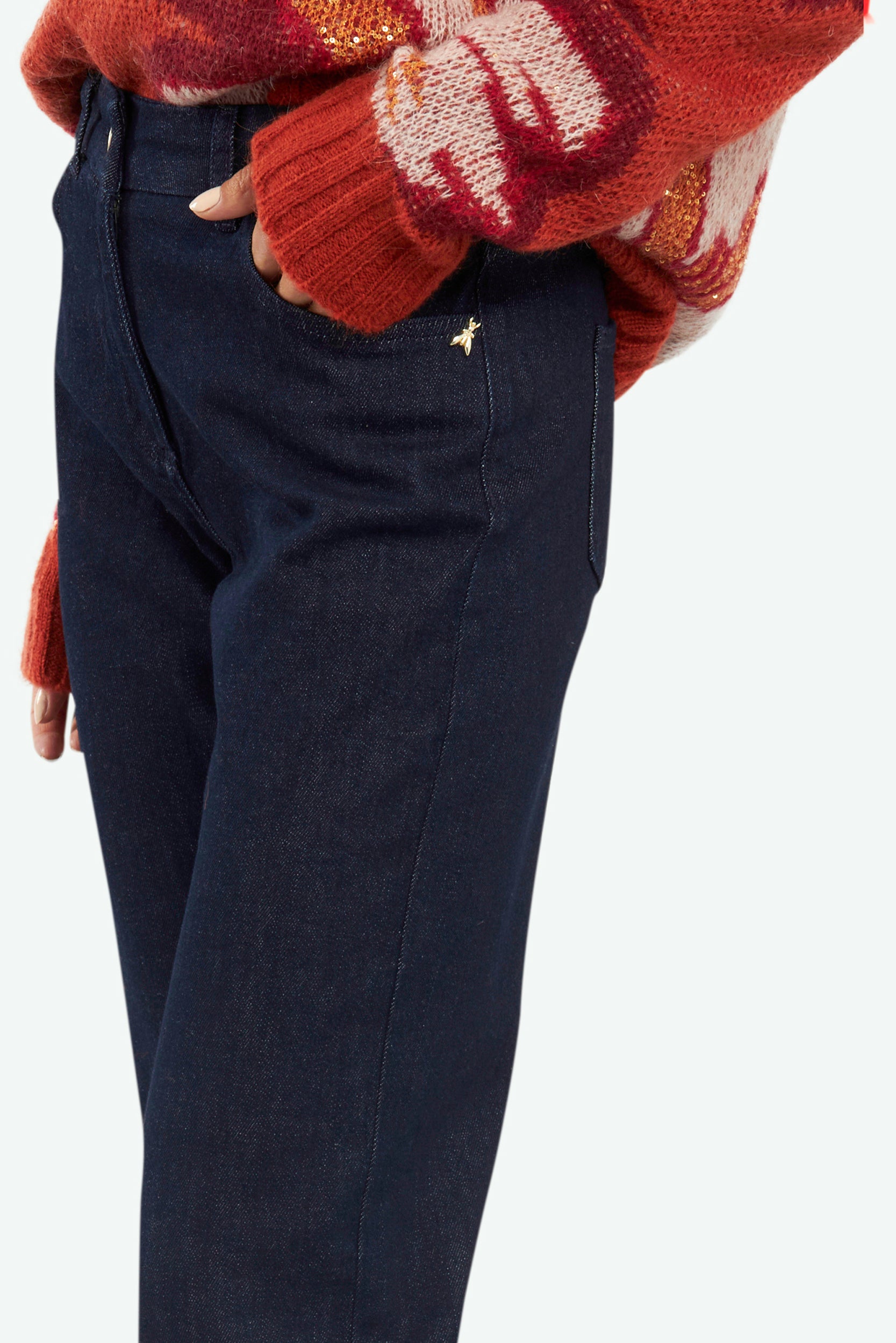 Patrizia Pepe Blau Jeanshose