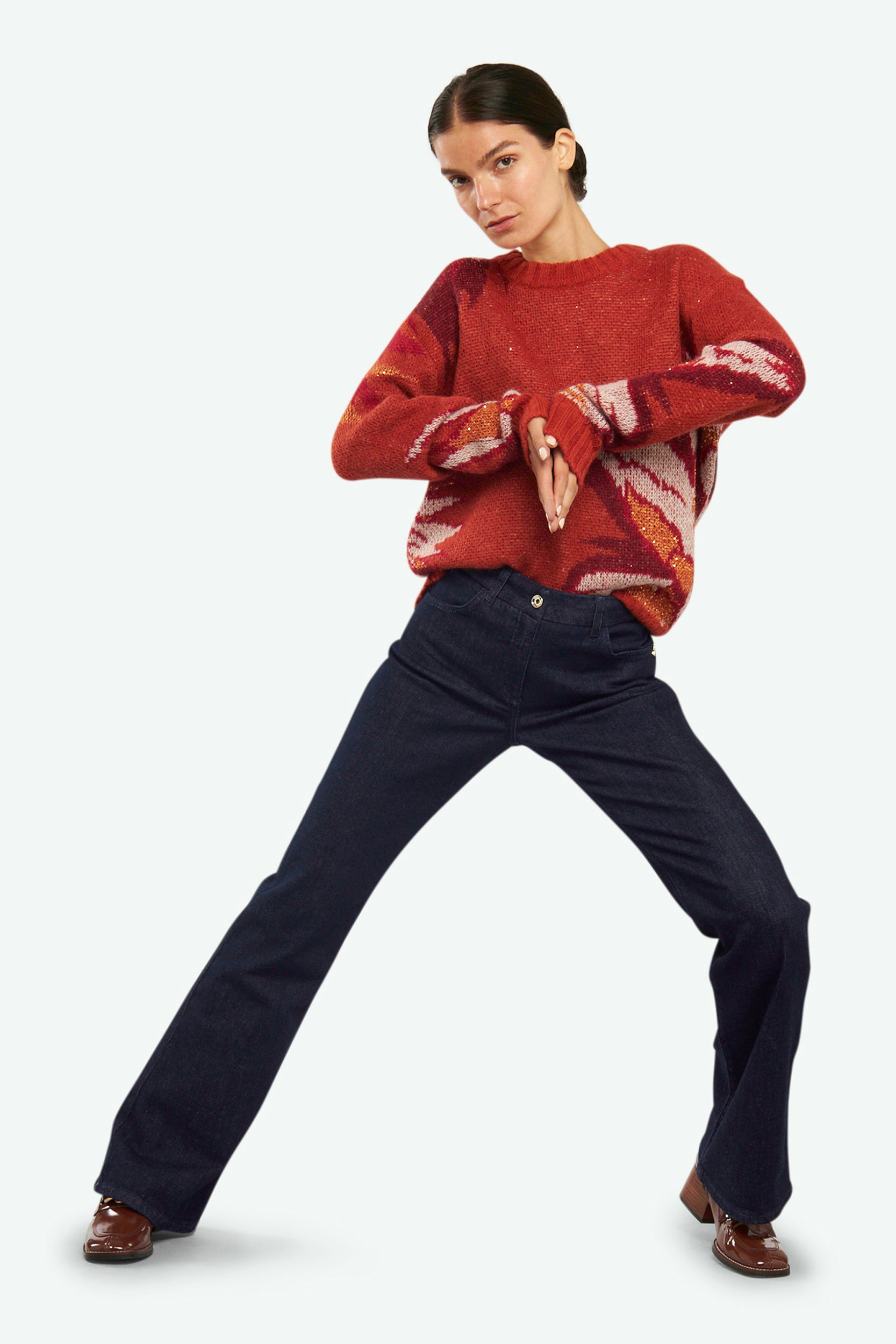 Patrizia Pepe Blau Jeanshose