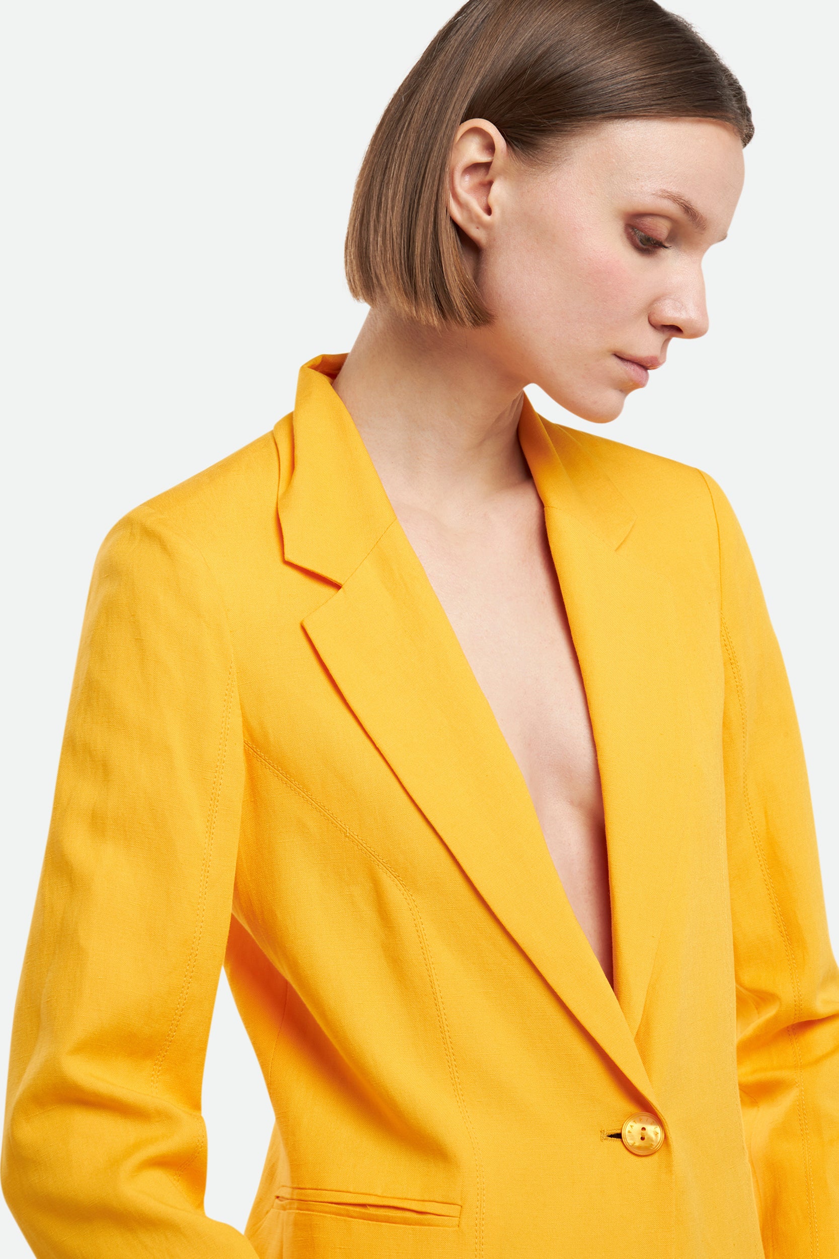 Patrizia Pepe Gelbe Blazer