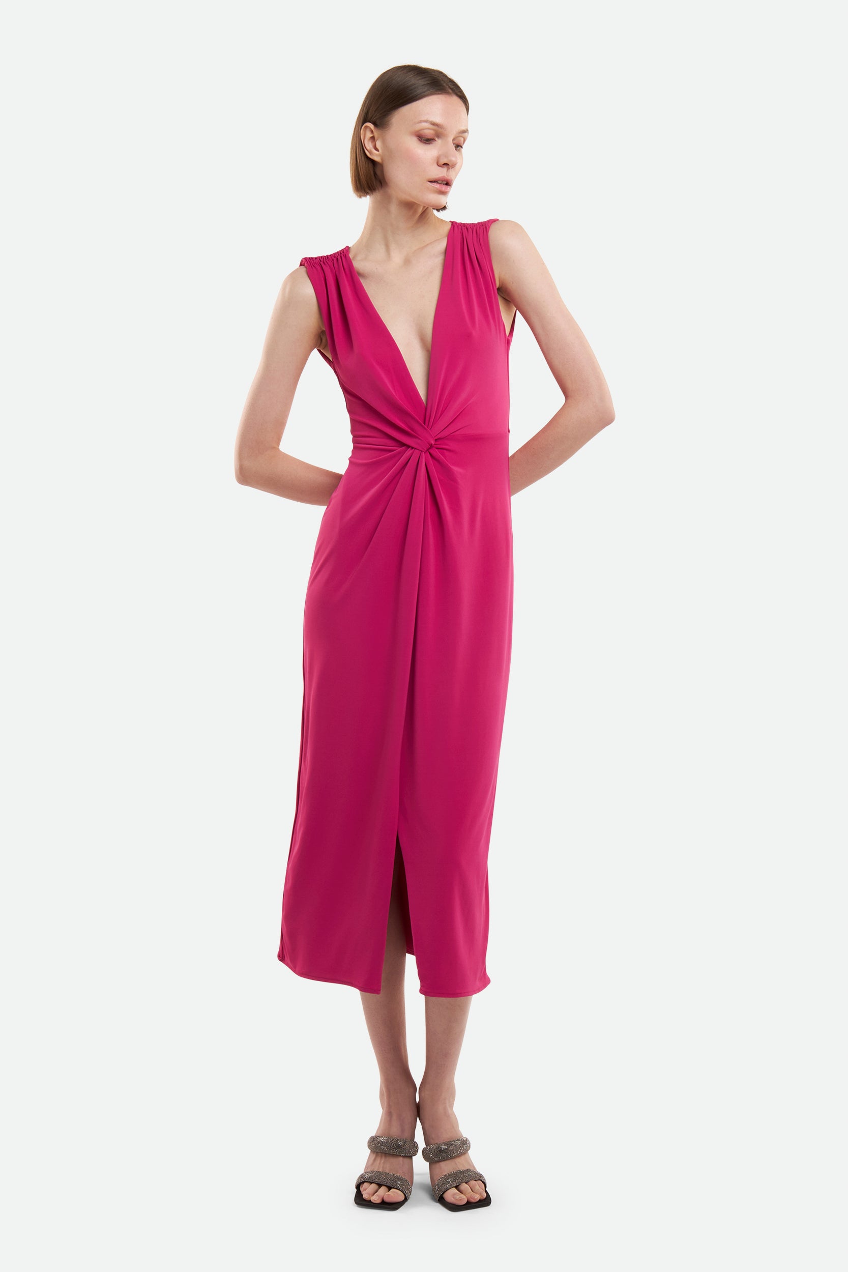 Patrizia Pepe Fuchsia Kleid