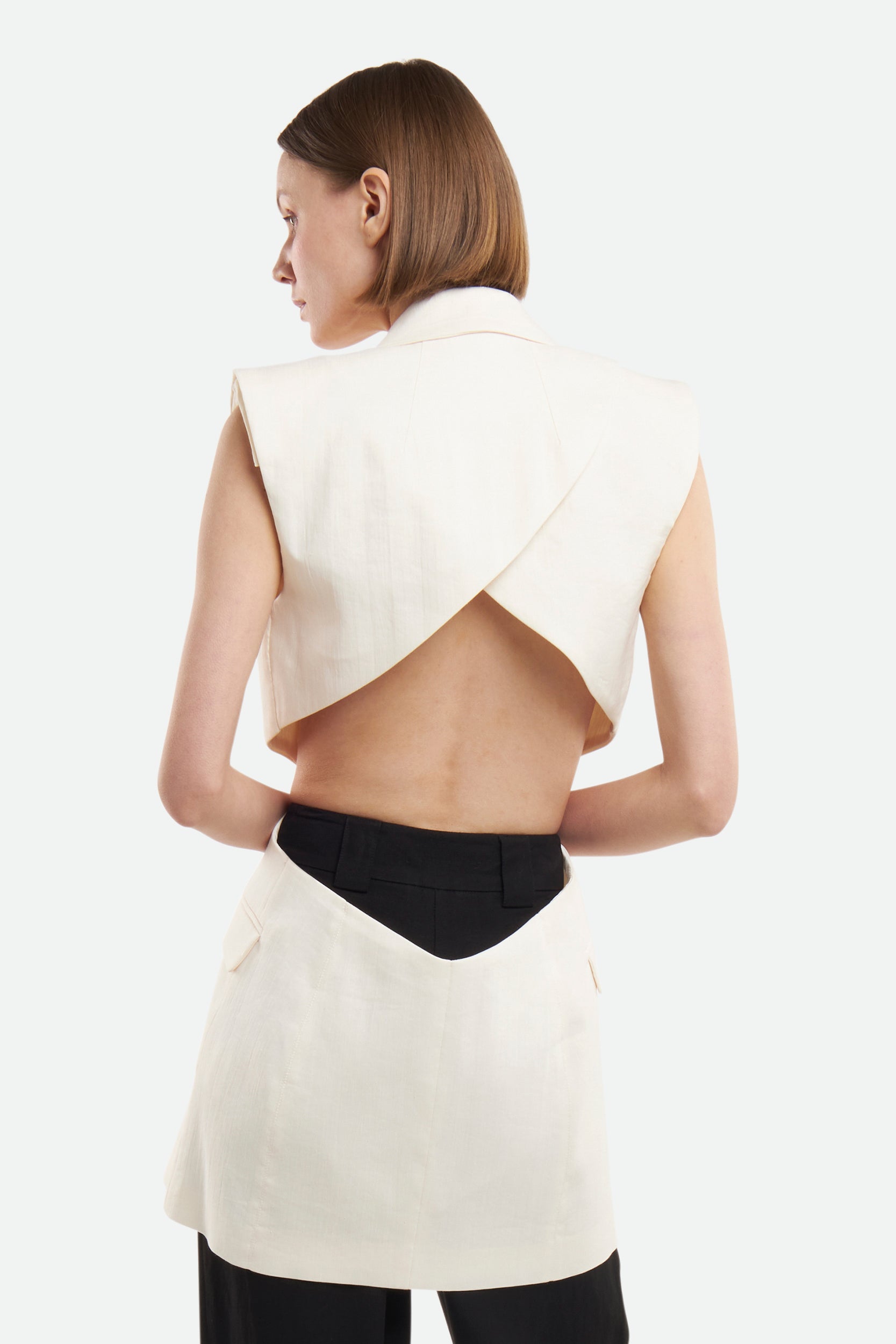 Patrizia Pepe Creme Weste