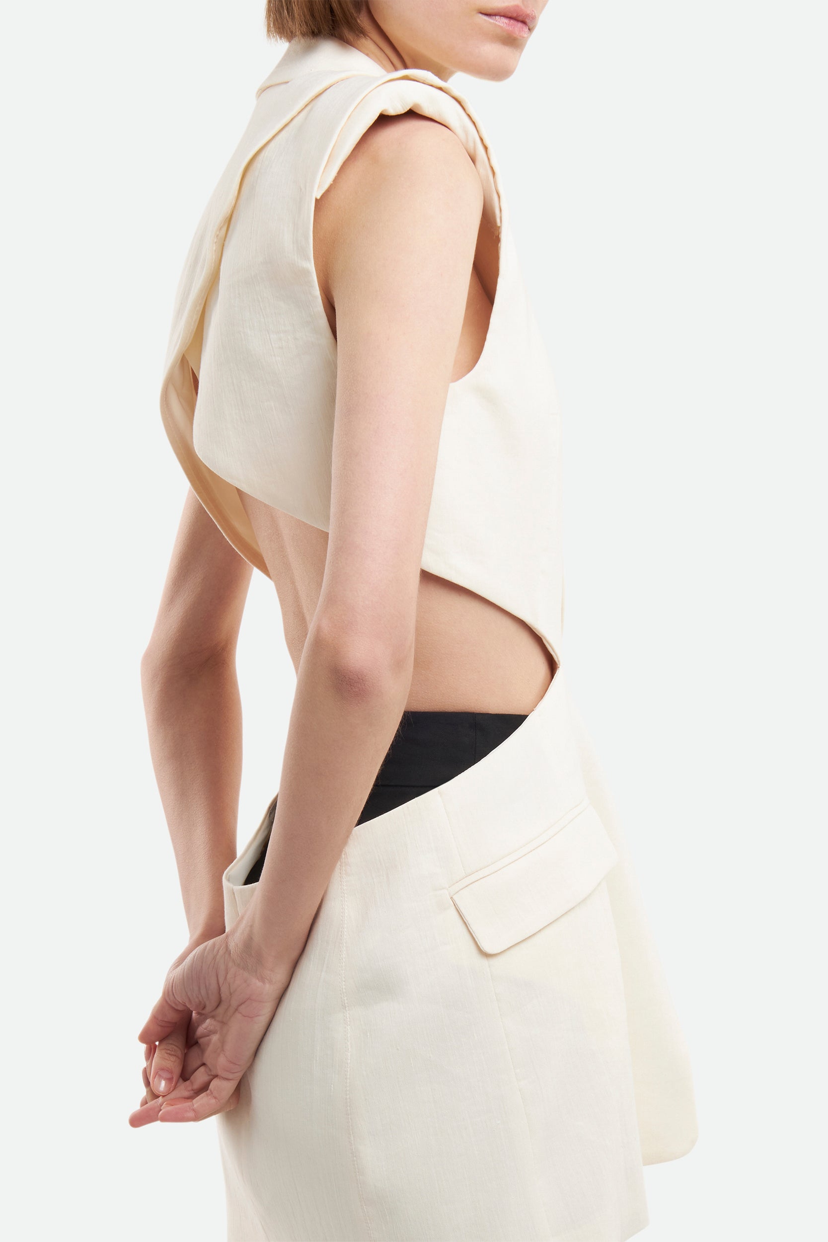 Patrizia Pepe Creme Weste