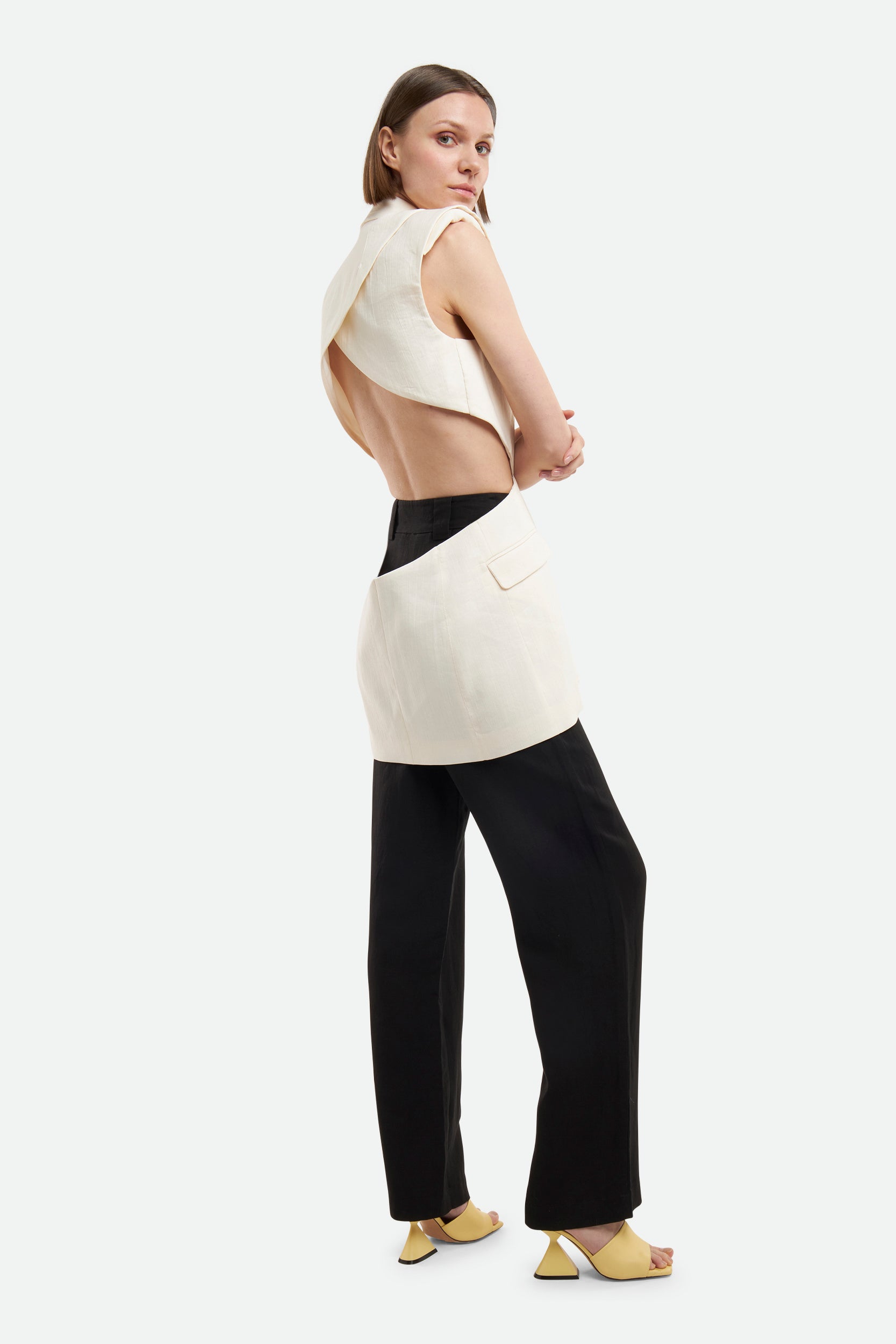 Patrizia Pepe Creme Weste