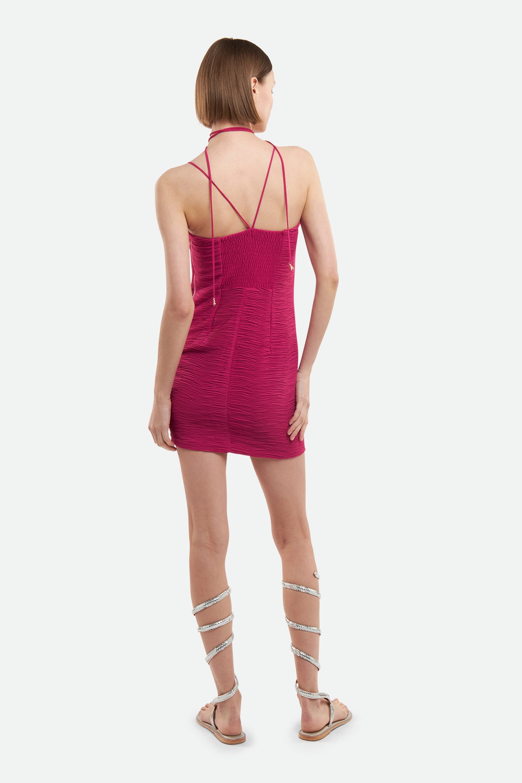 Patrizia Pepe Fuchsia Etuikleid