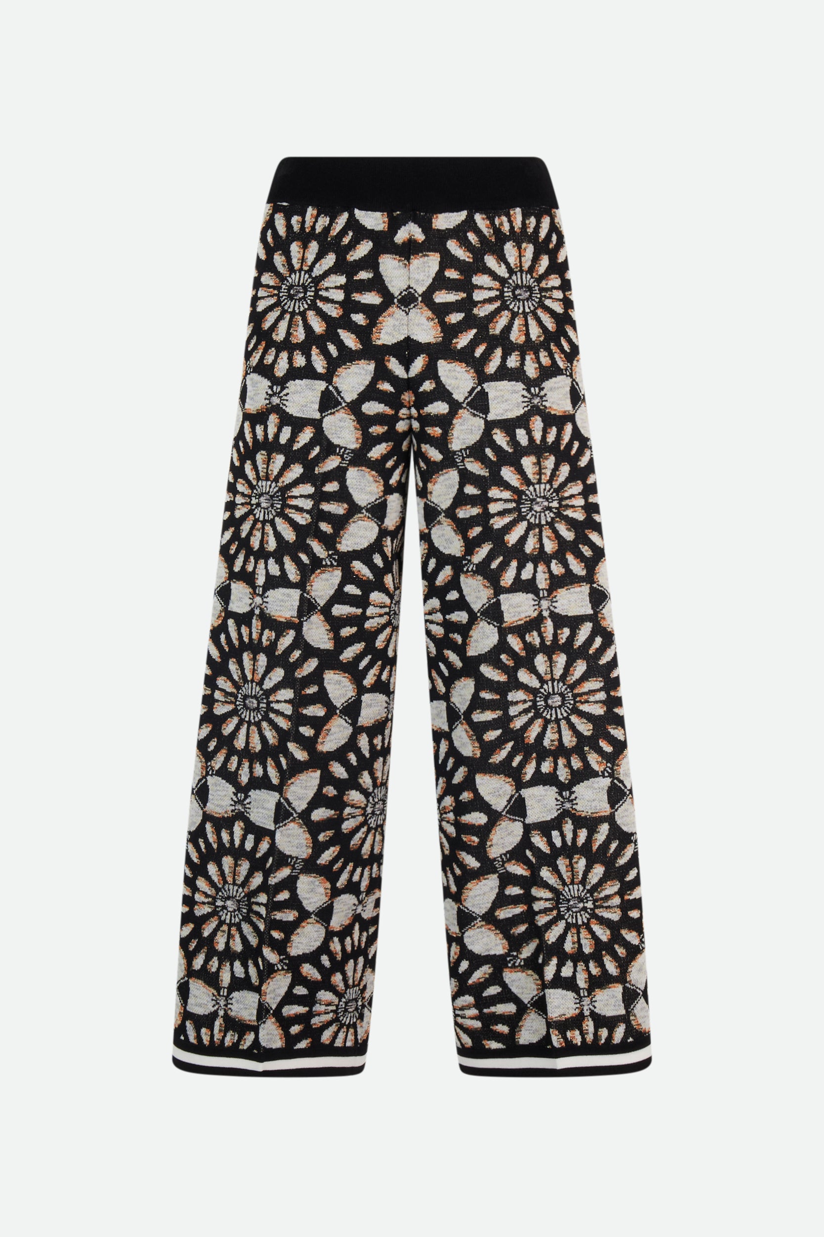 Schwarz Jacquard-Hose von Twinset