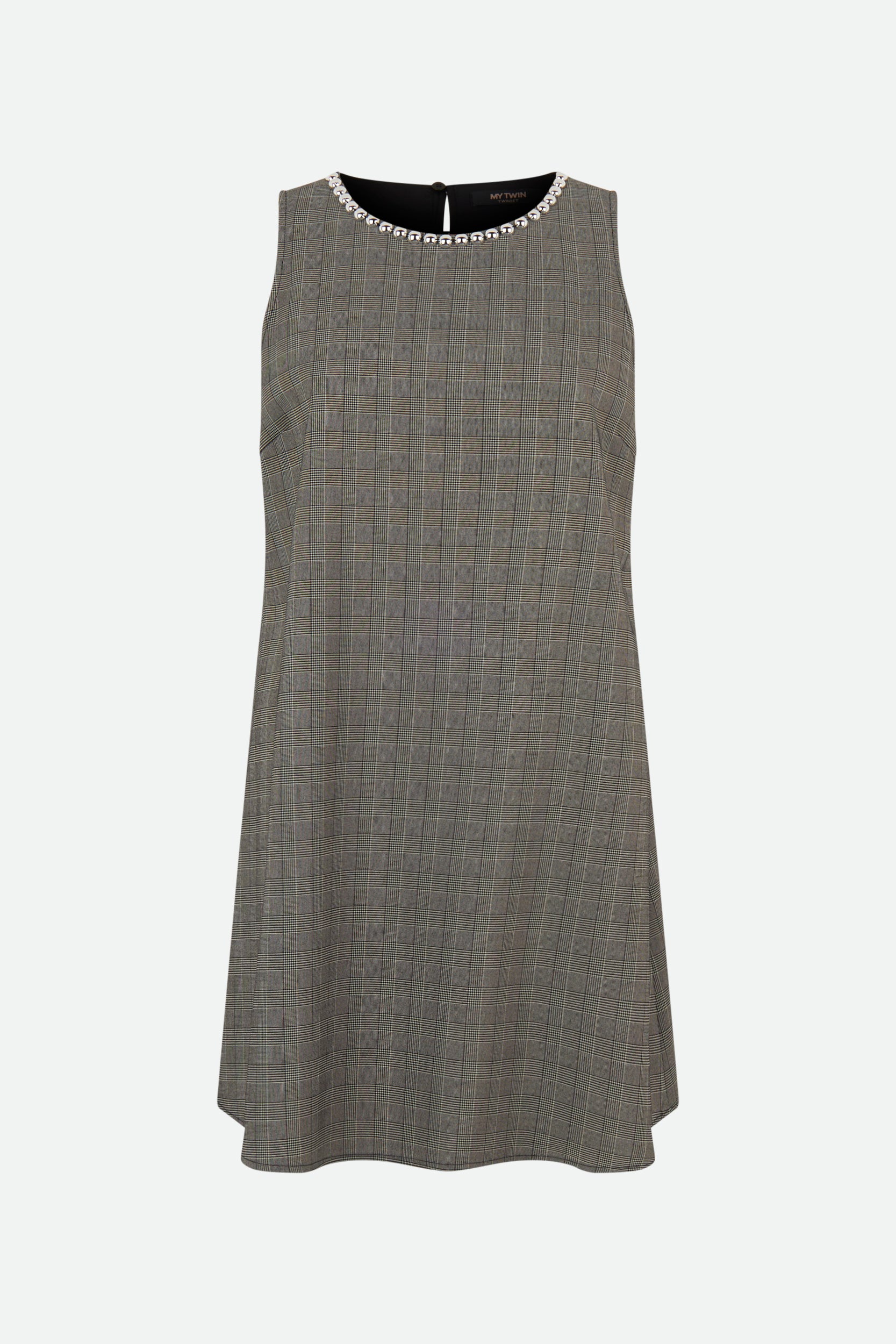 Graues Twinset Grau Kleid