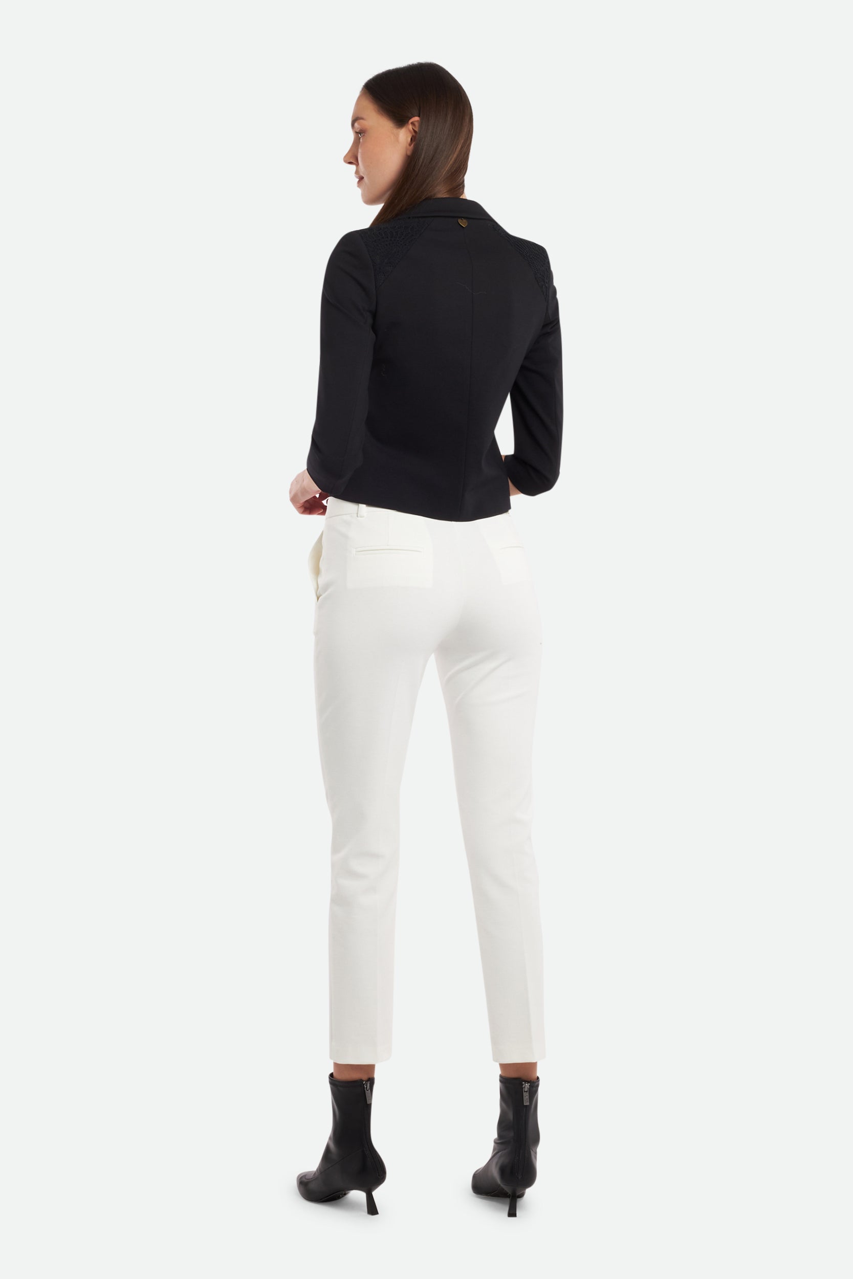 Schwarz Twinset -Jacke