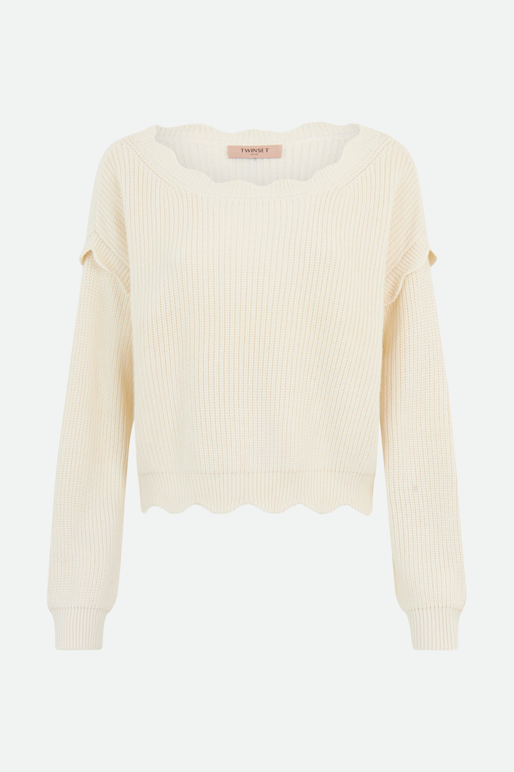 Twinset Boxy Schneetrikot