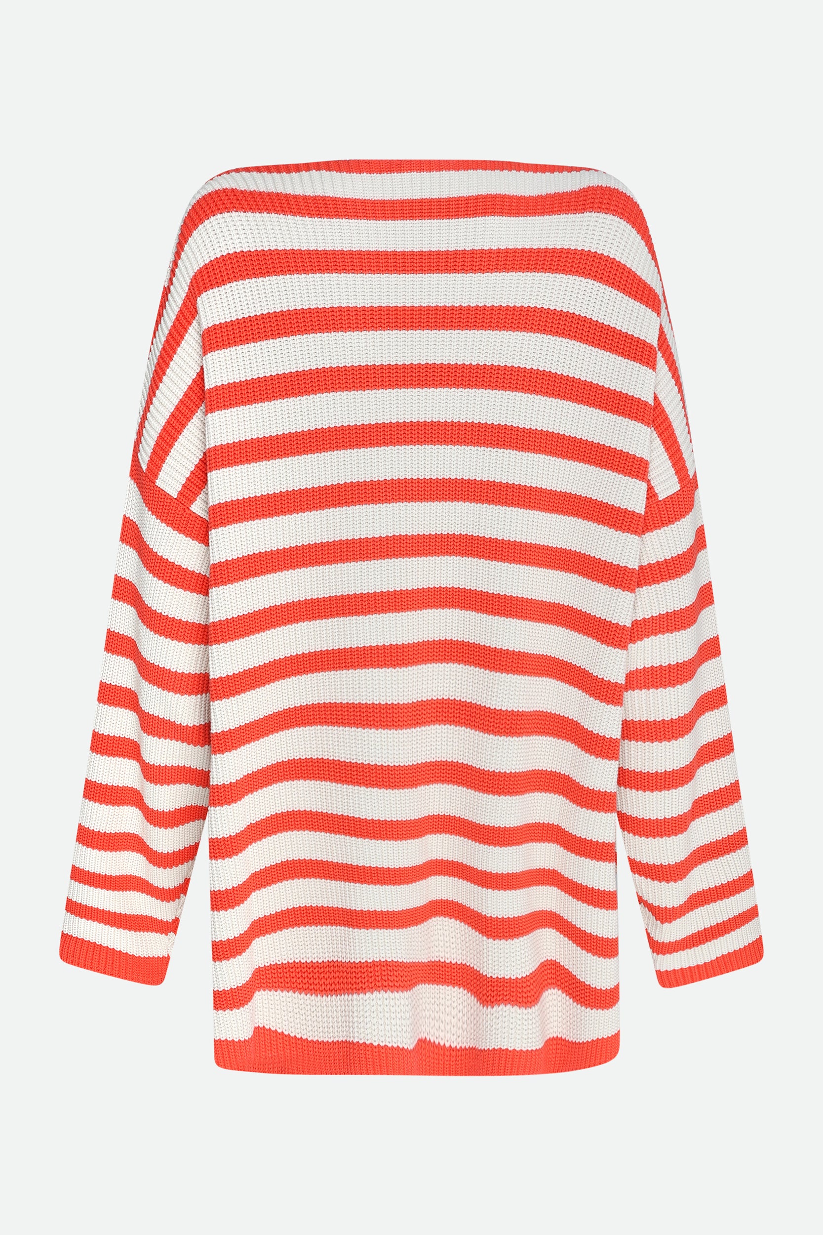 Mehrfarbig gestreifte Strickjacke von Alysi