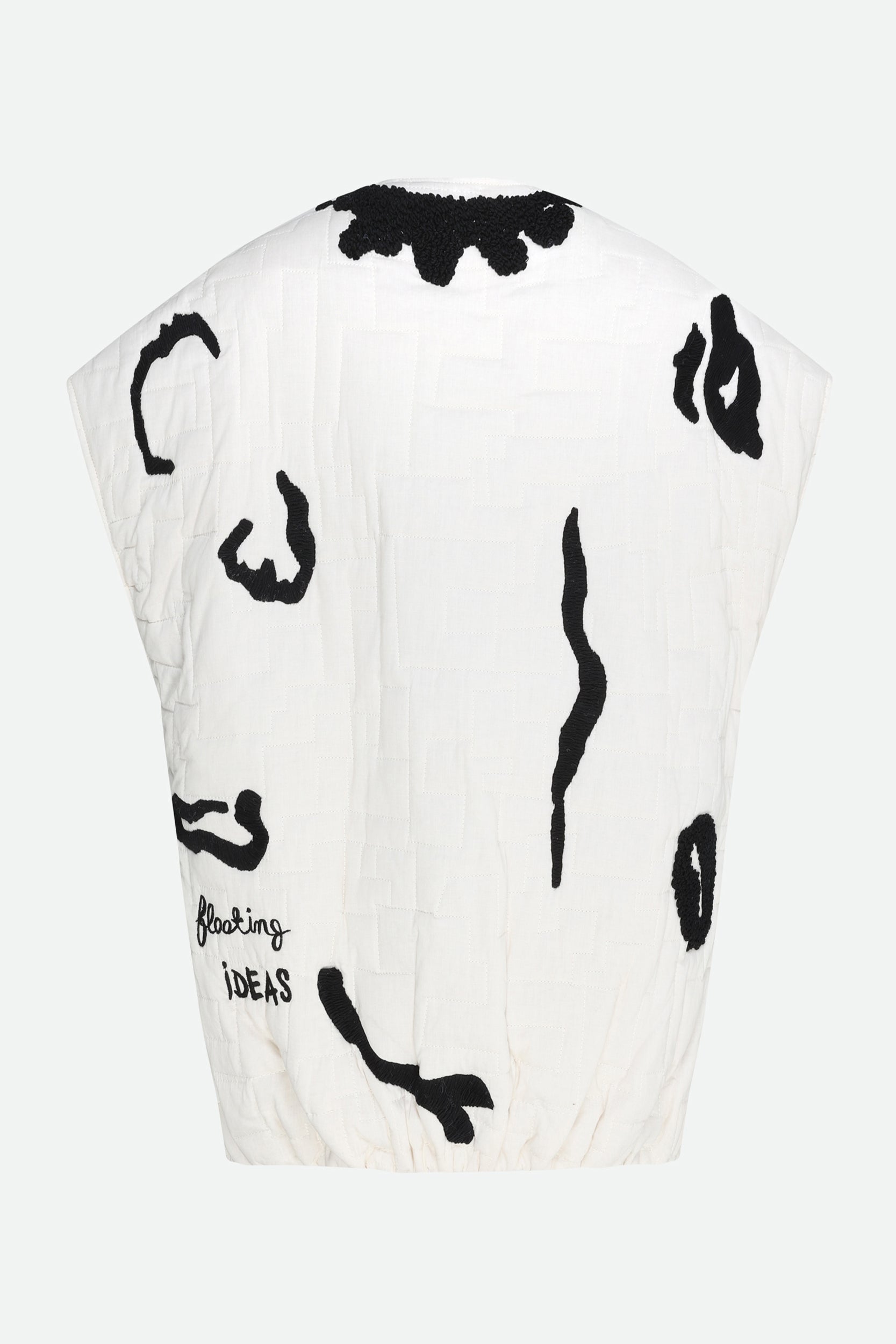 Alysi Butter ärmellose Daunenjacke