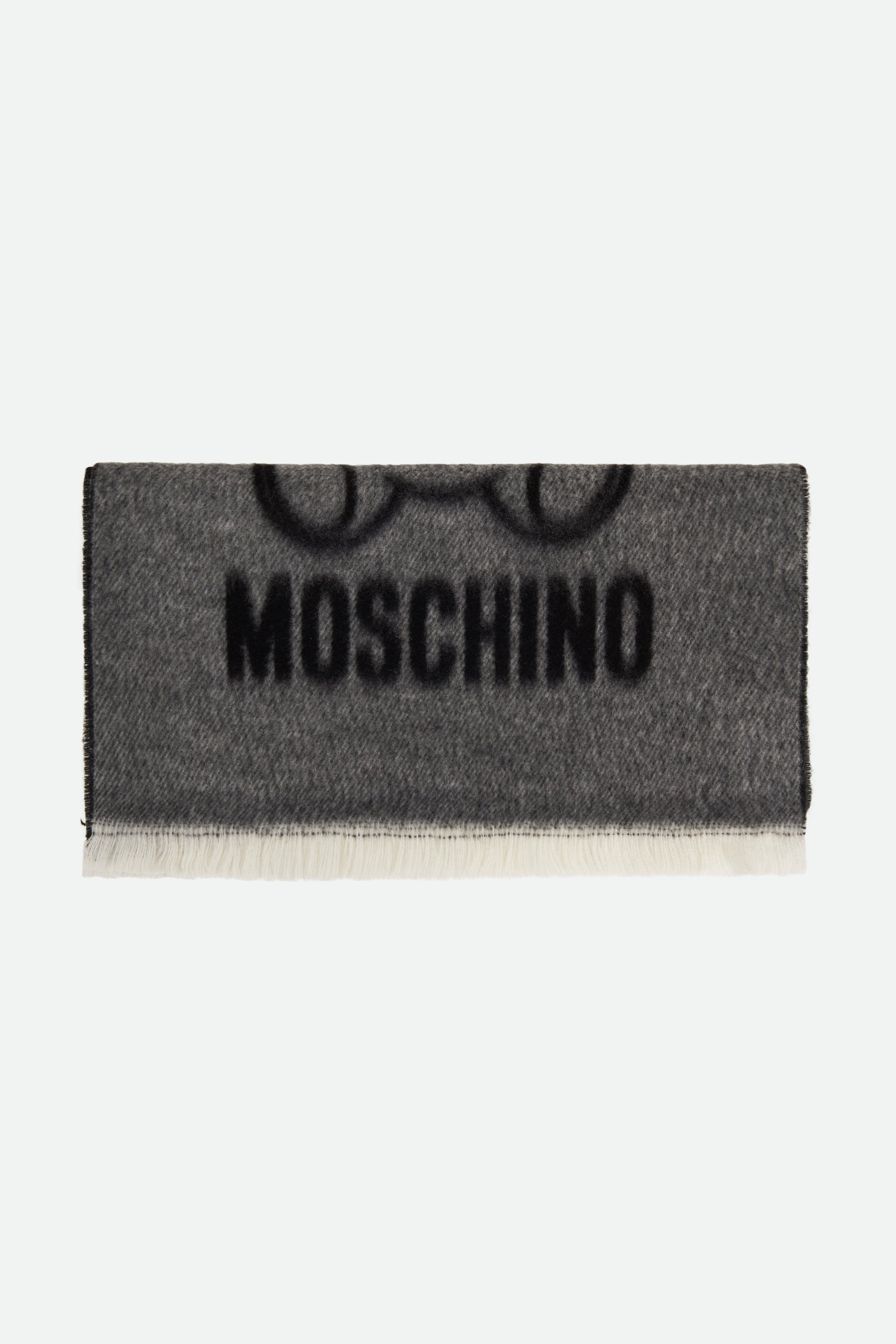 Moschino Grau Wollschal