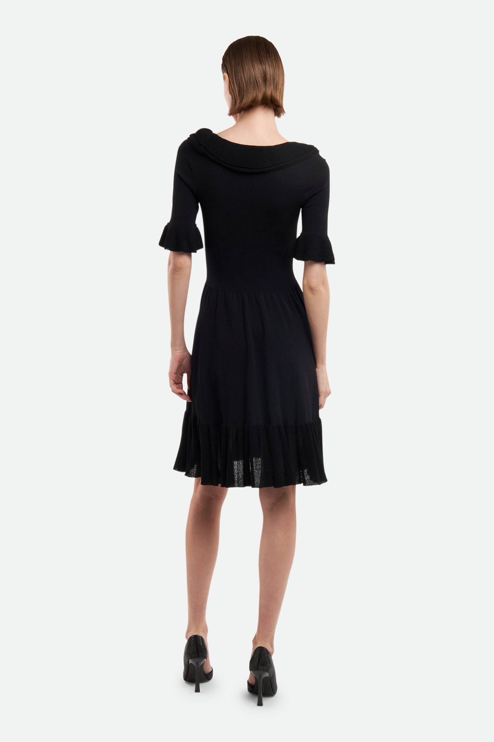 Pinko Schwarz Kleid