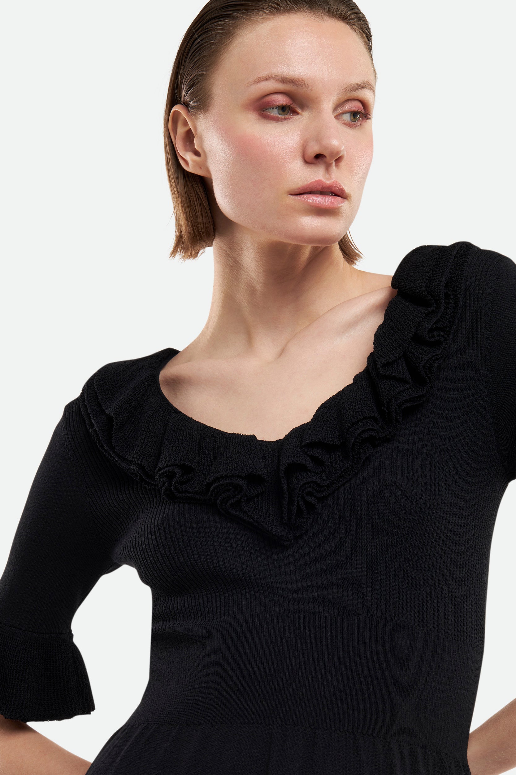 Pinko Schwarz Kleid
