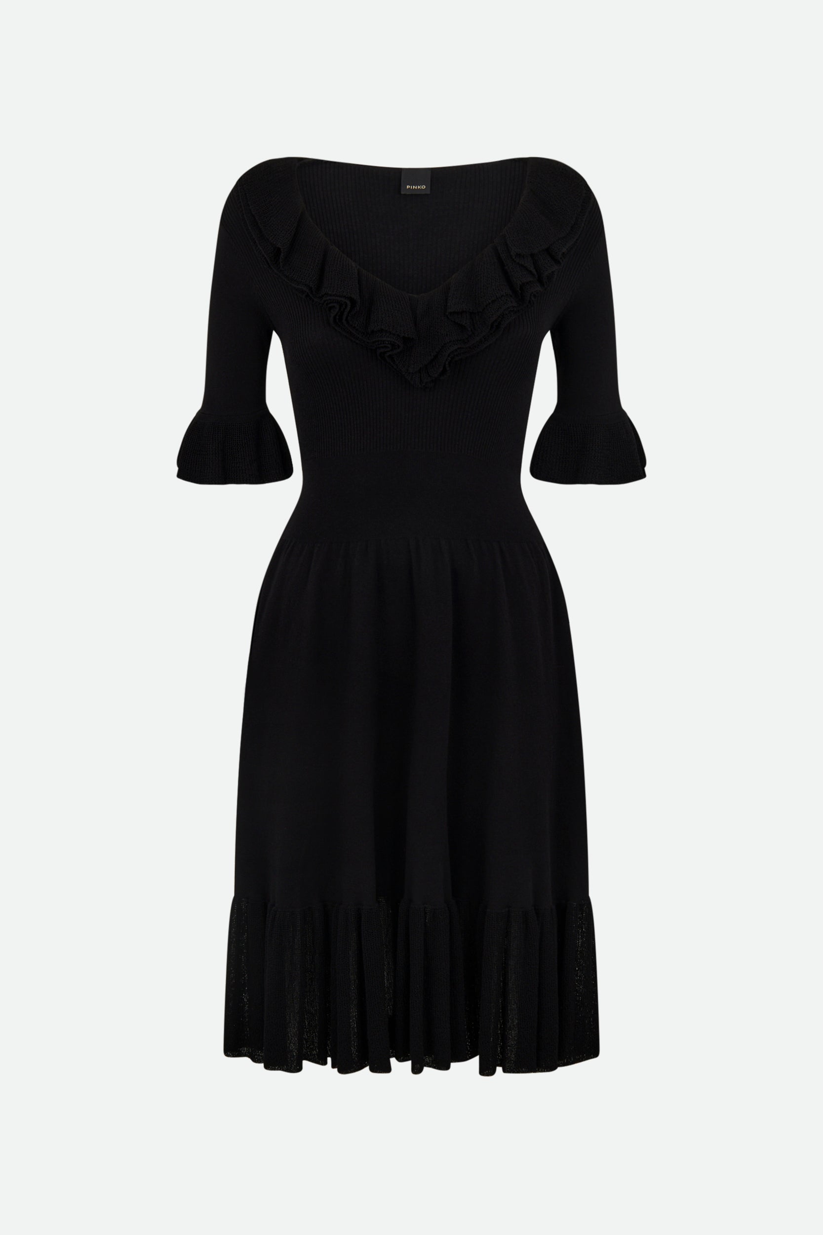 Pinko Schwarz Kleid