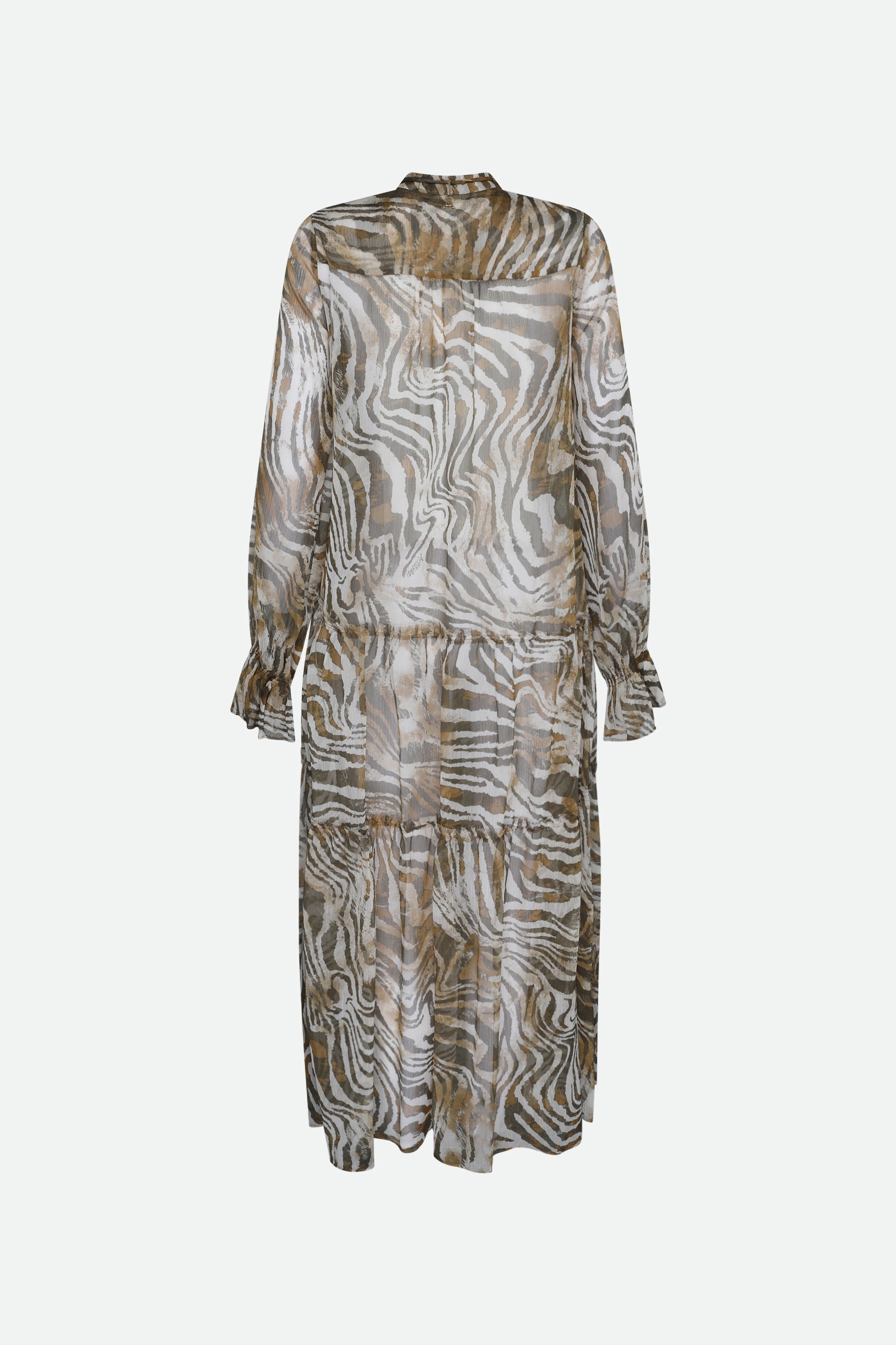 Twinset Langes Tiermuster Kleid