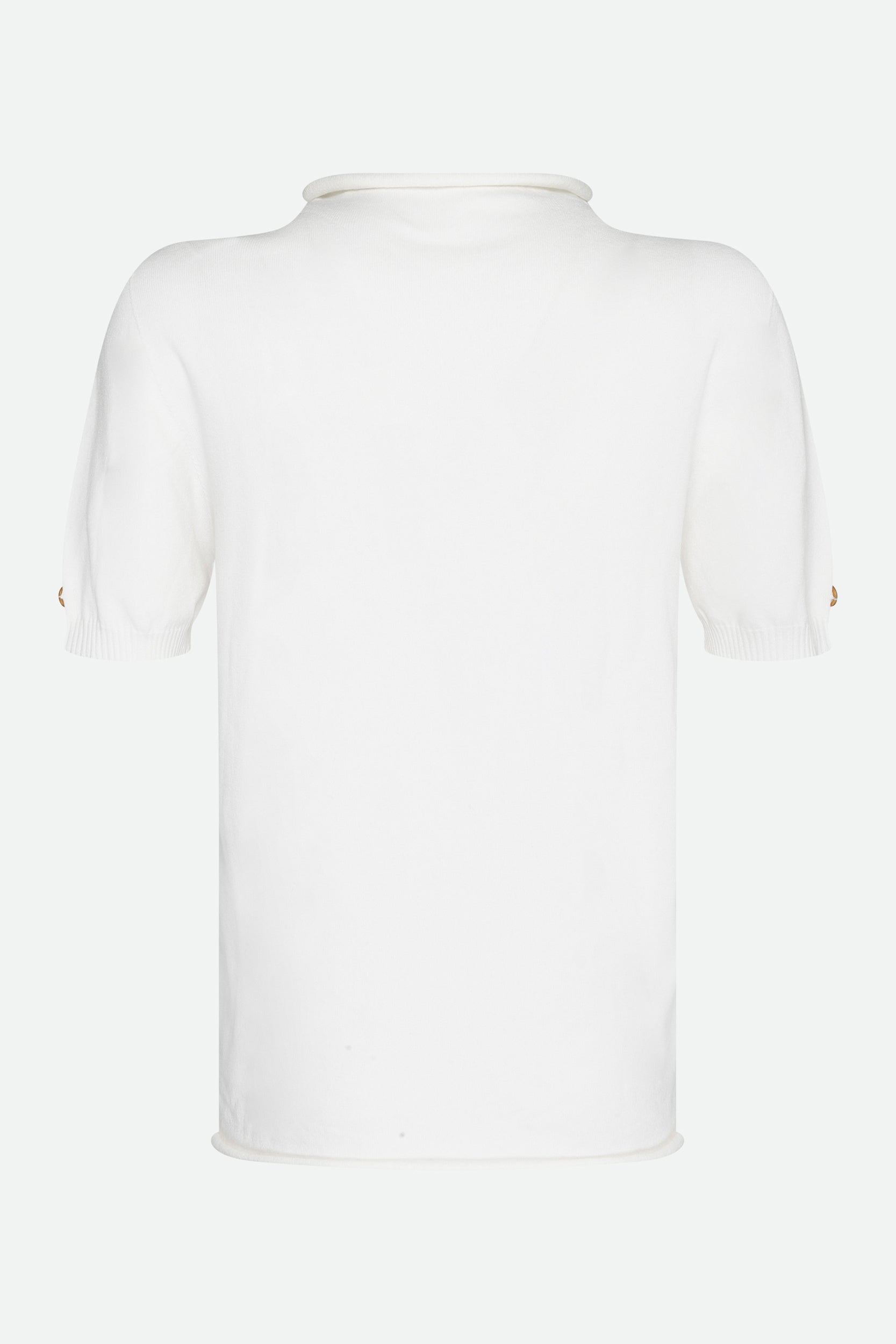 Twinset Pullover mit Stehkragen Weiße
