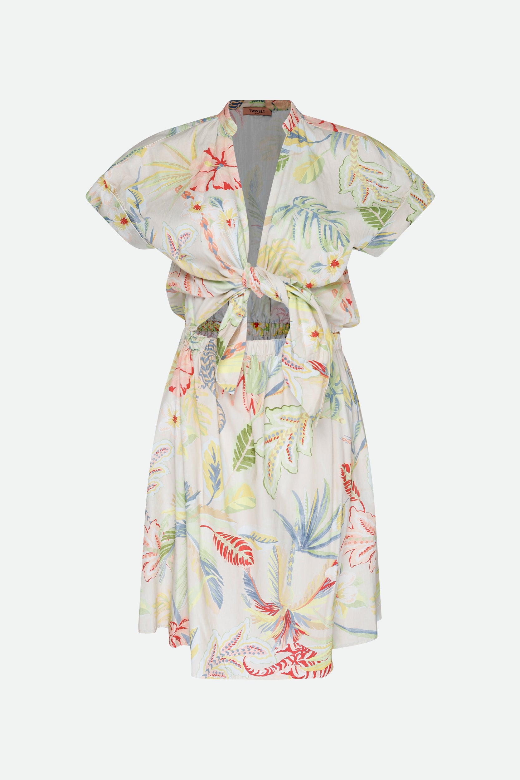 Twinset Mehrfarbiges Blumenkleid