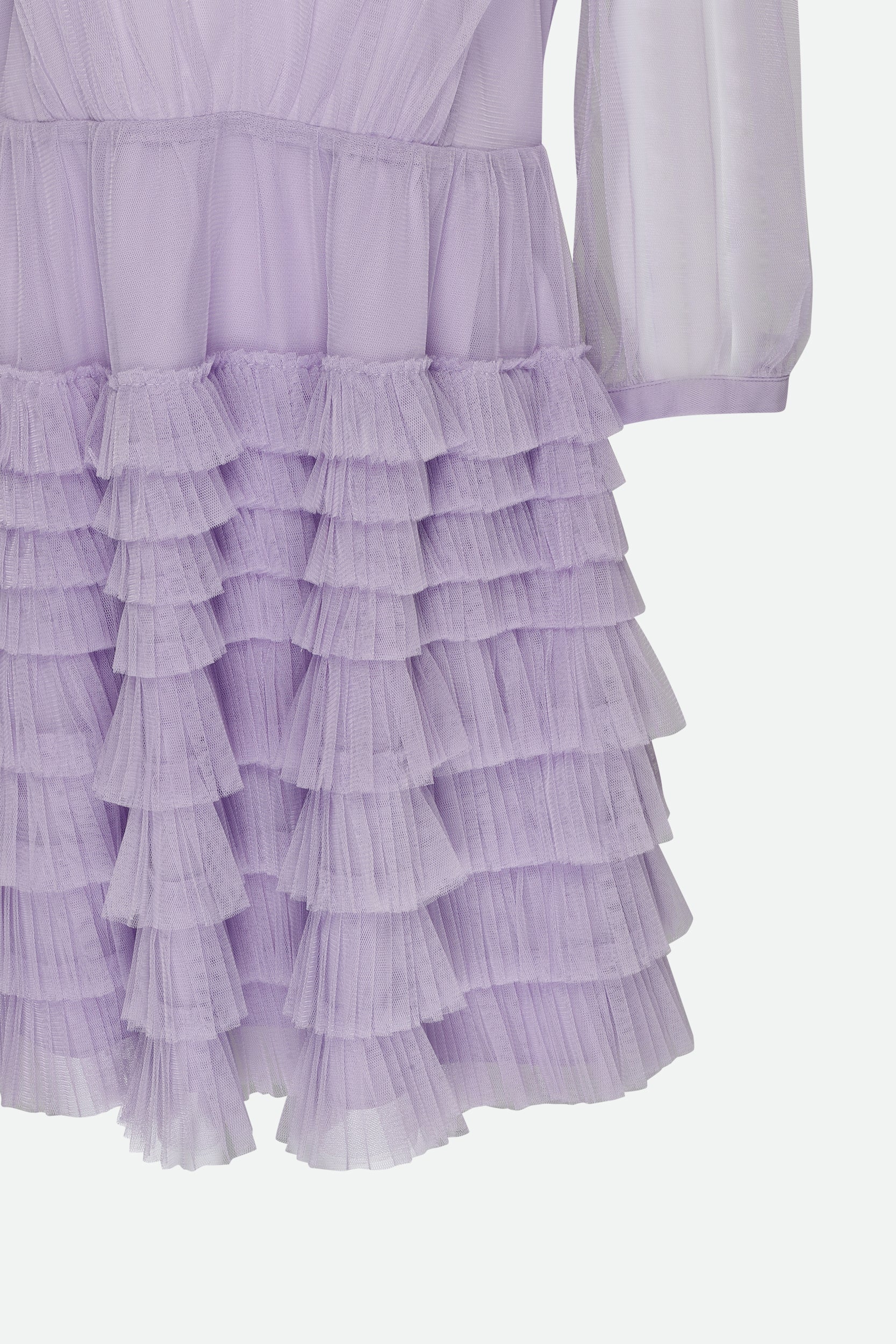 Twinset Kleid aus lila Tüll