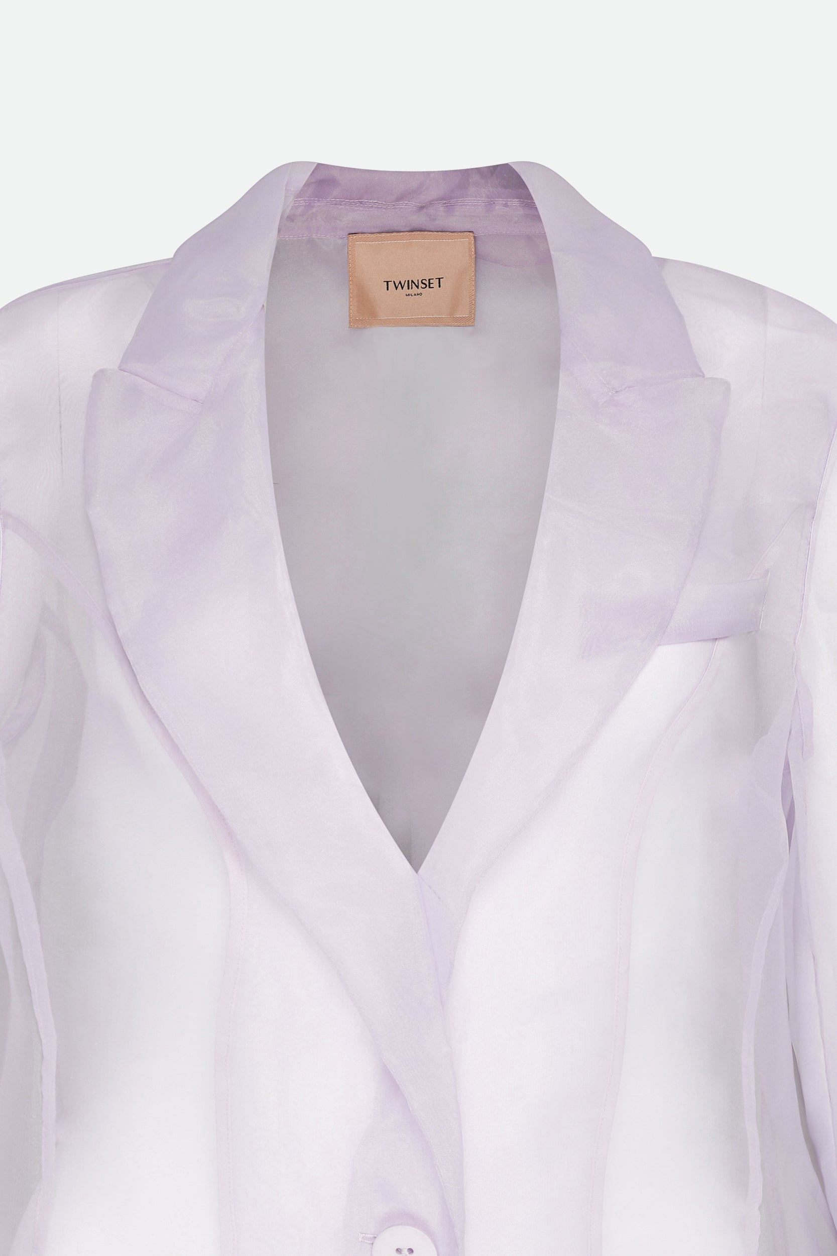 Twinset Blazer aus Organza Lila