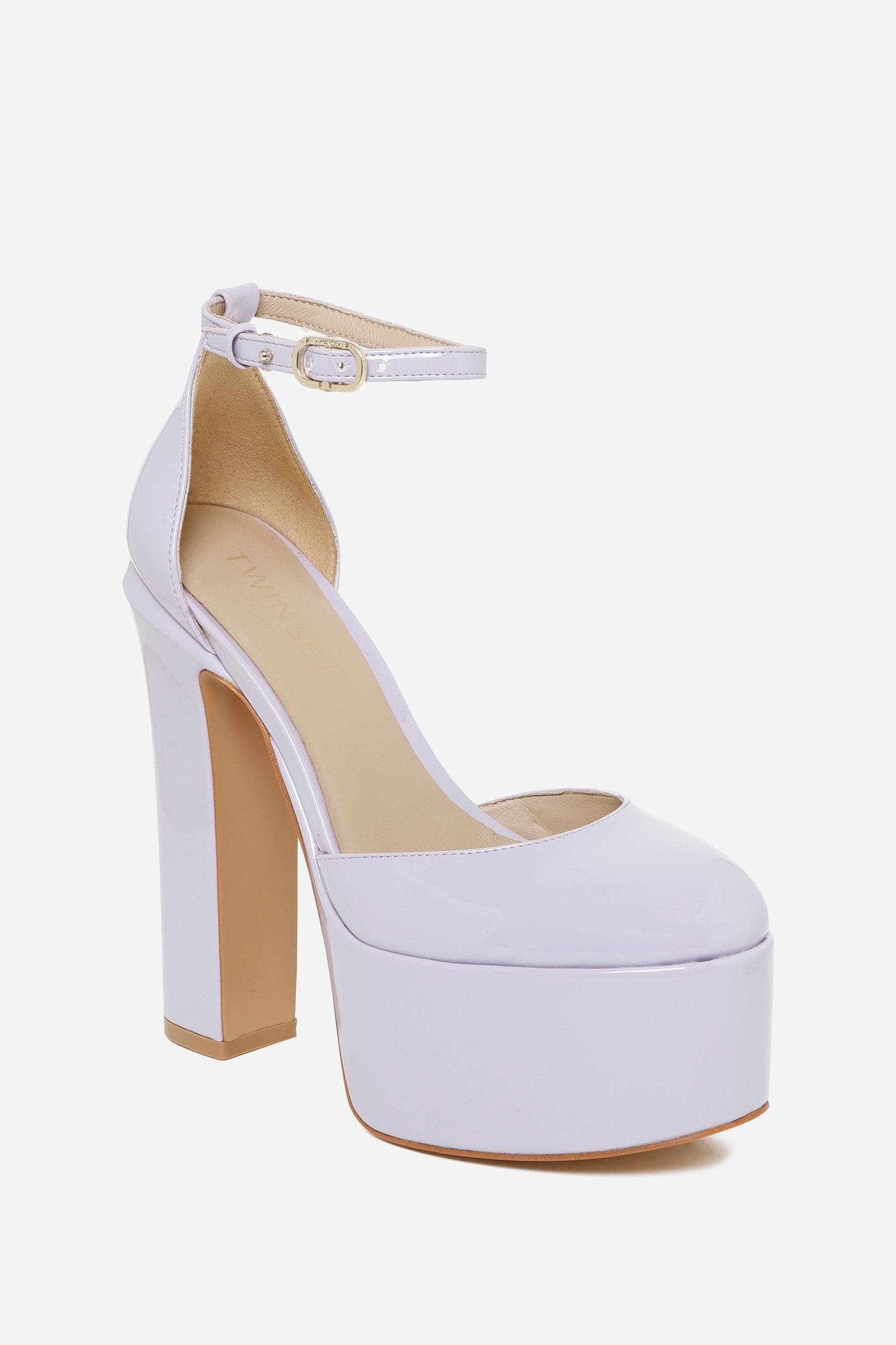 Twinset Dekolleté Plattform Lilla