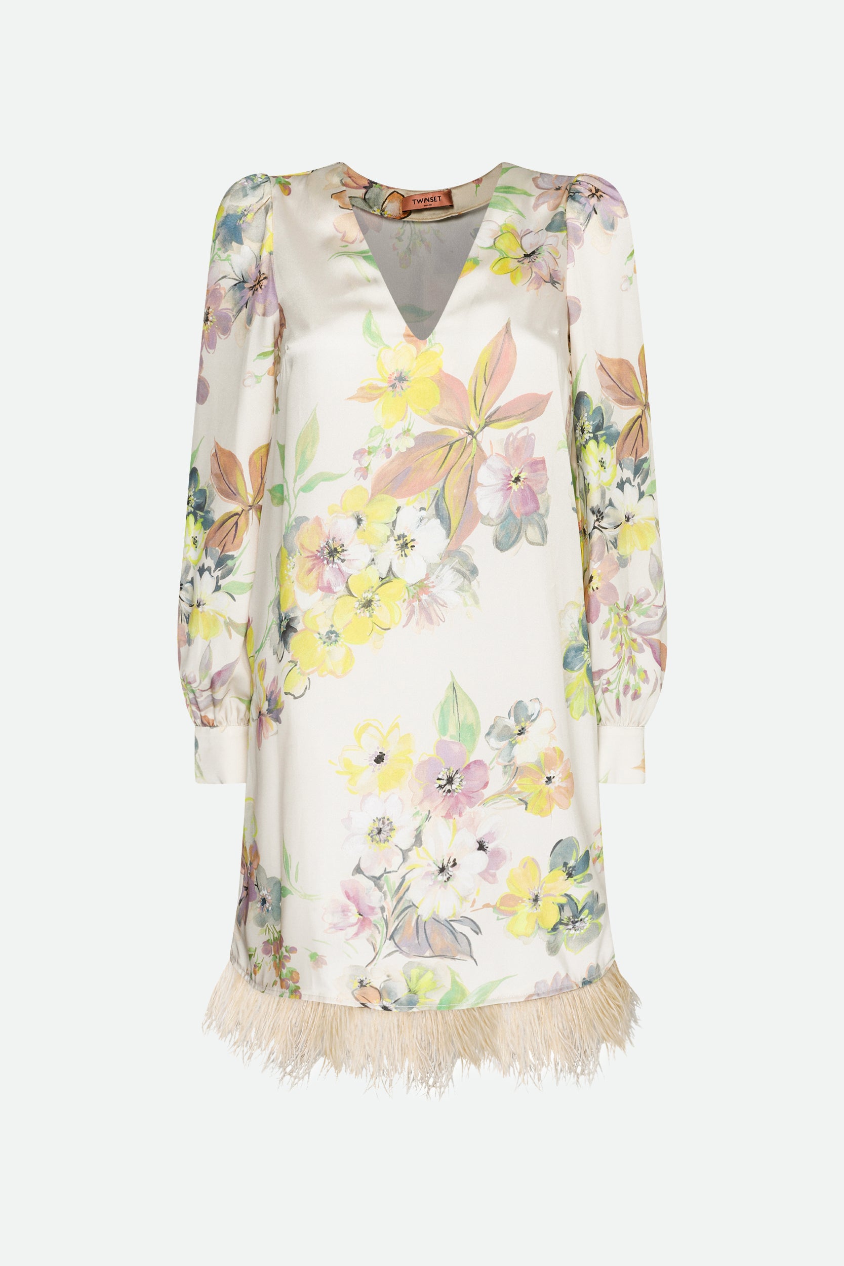 Twinset Blumen Kleid FARBE CHECK