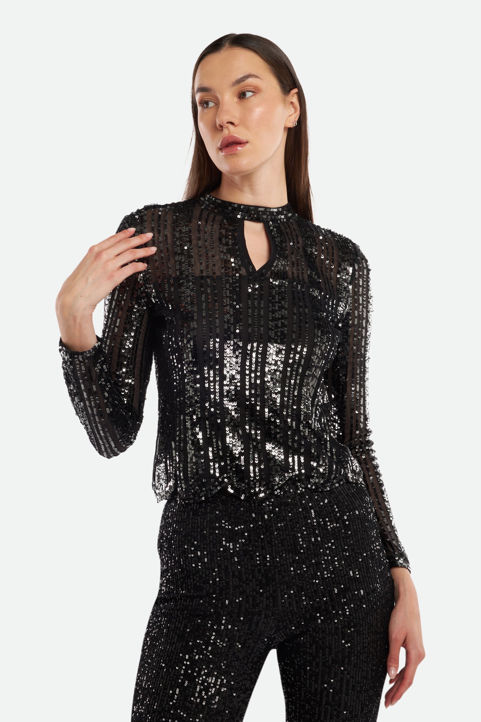 Twinset Bluse Schwarz Nigh of Light